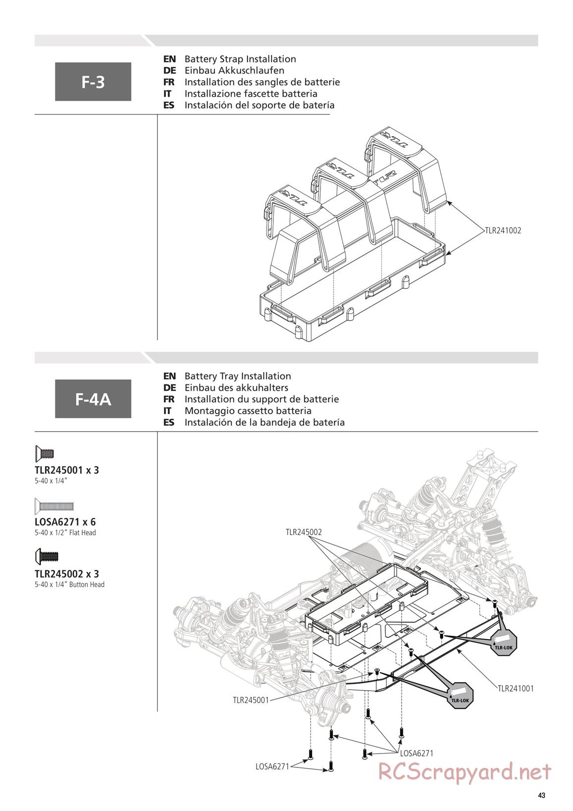 Team Losi - 8ight-E 4.0 - Manual - Page 43