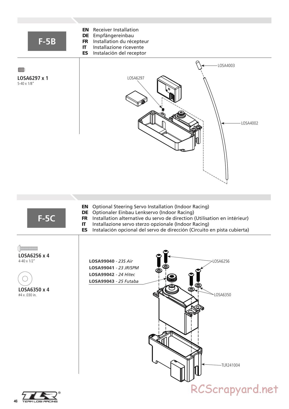 Team Losi - 8ight-E 4.0 - Manual - Page 46