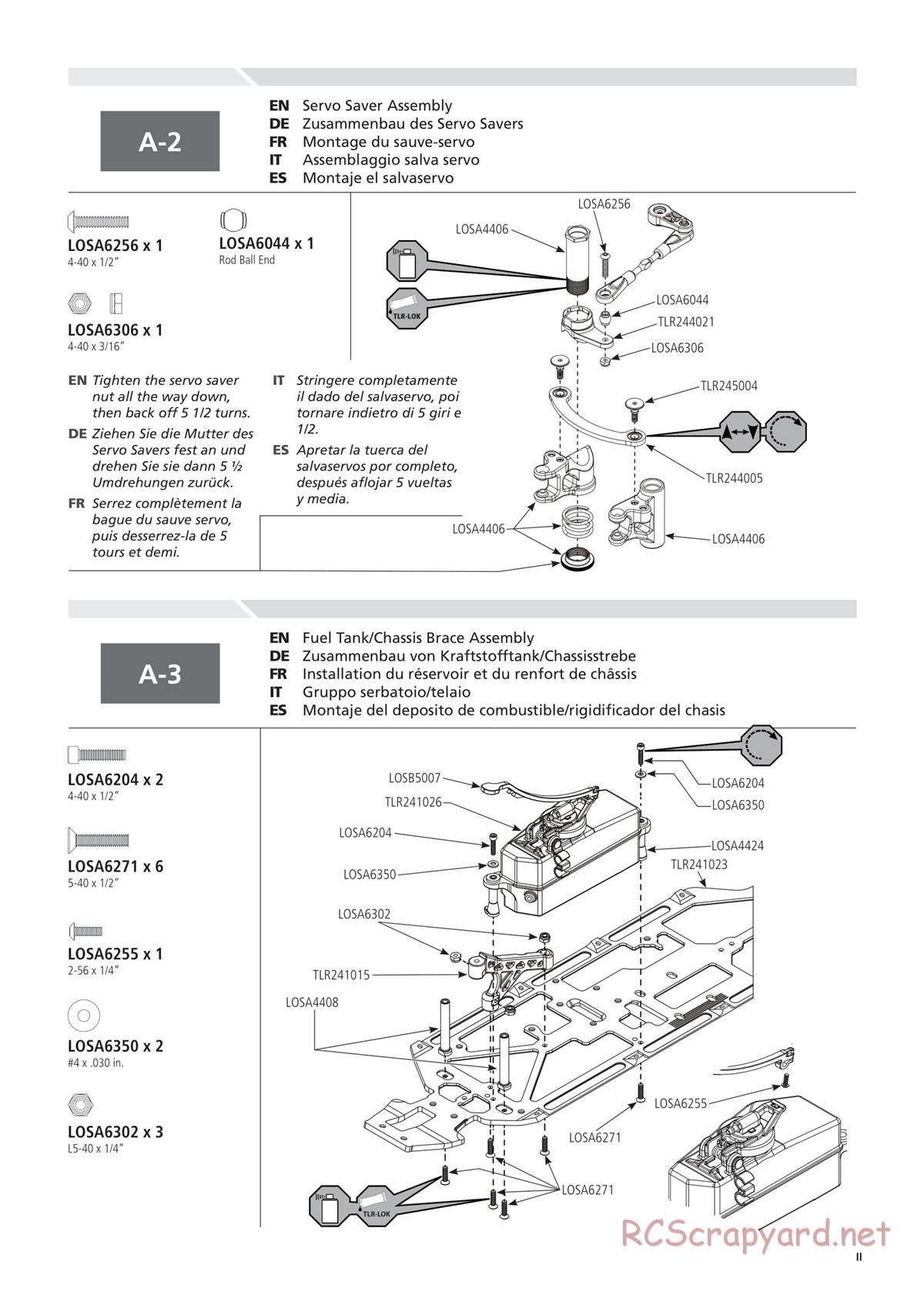 Team Losi - 8ight-T 4.0 Race - Manual - Page 11