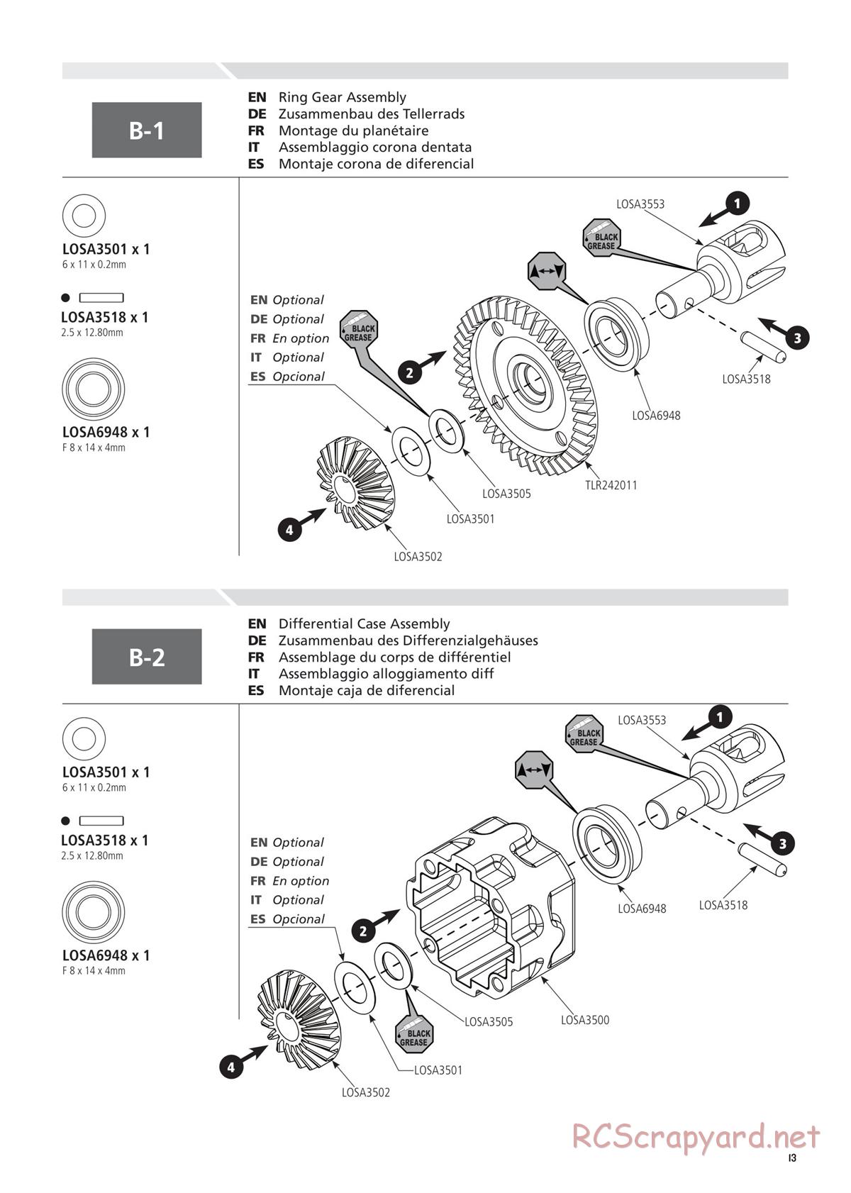 Team Losi - 8ight-T 4.0 Race - Manual - Page 13