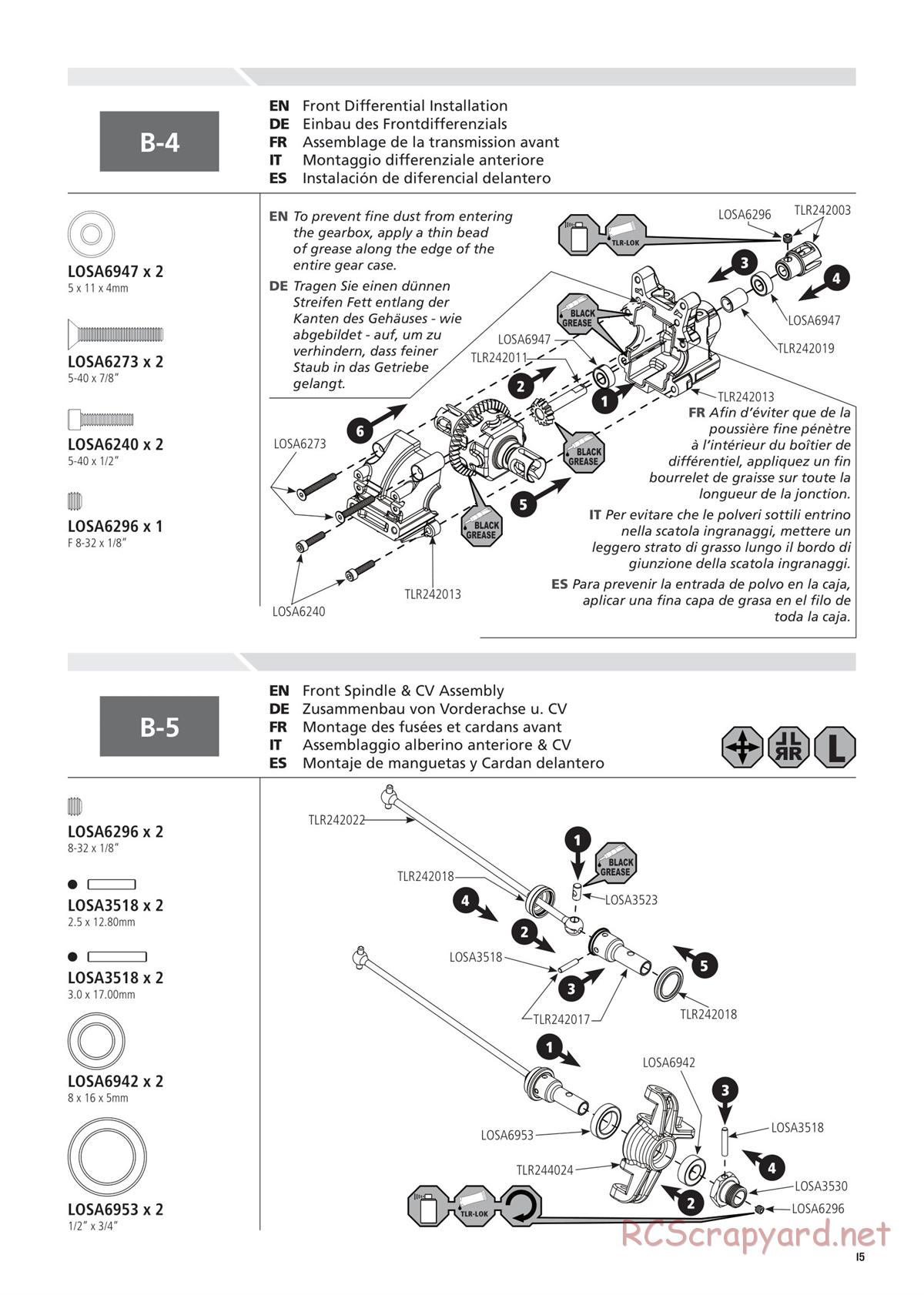 Team Losi - 8ight-T 4.0 Race - Manual - Page 15