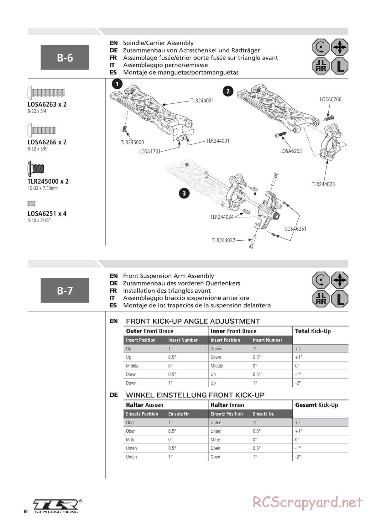Team Losi - 8ight-T 4.0 Race - Manual - Page 16