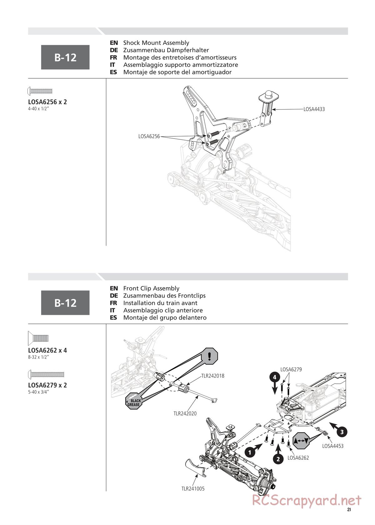 Team Losi - 8ight-T 4.0 Race - Manual - Page 21