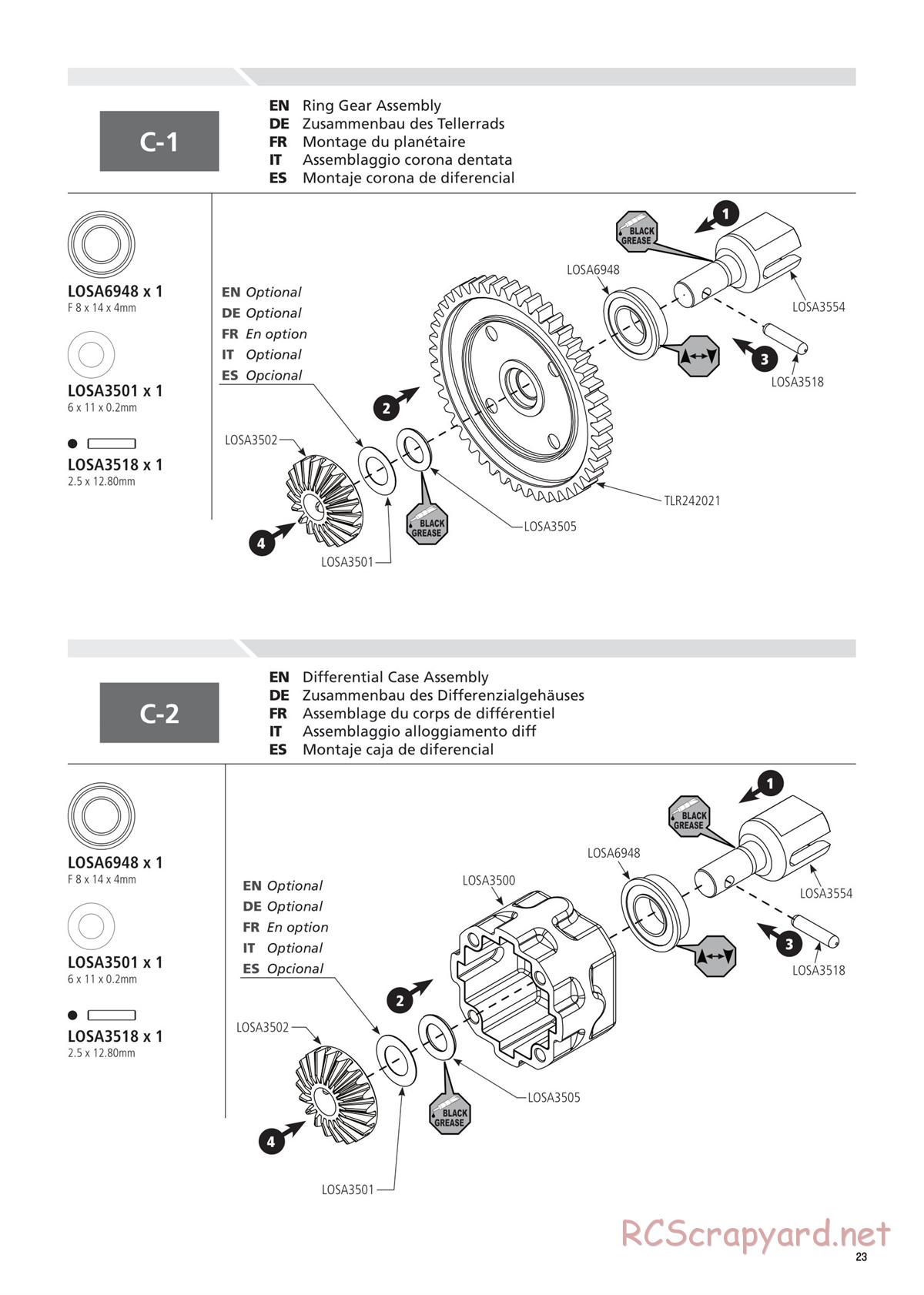 Team Losi - 8ight-T 4.0 Race - Manual - Page 23