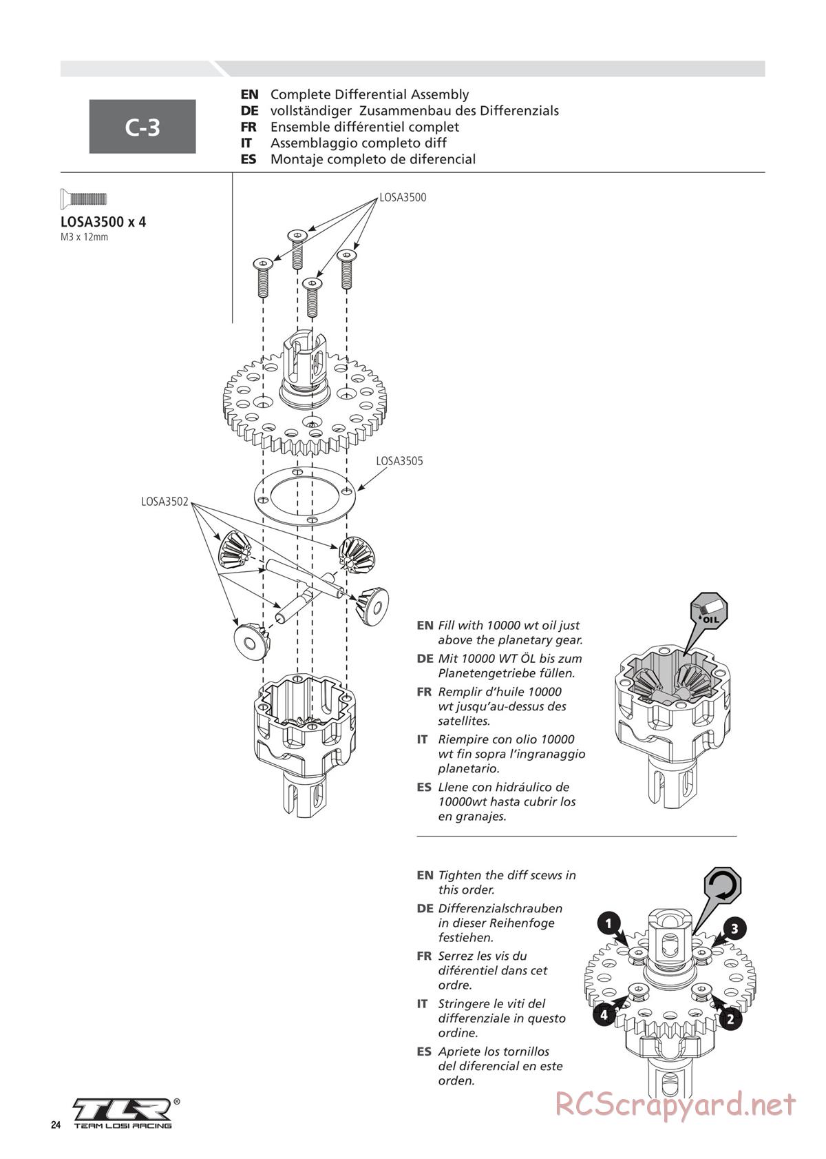 Team Losi - 8ight-T 4.0 Race - Manual - Page 24