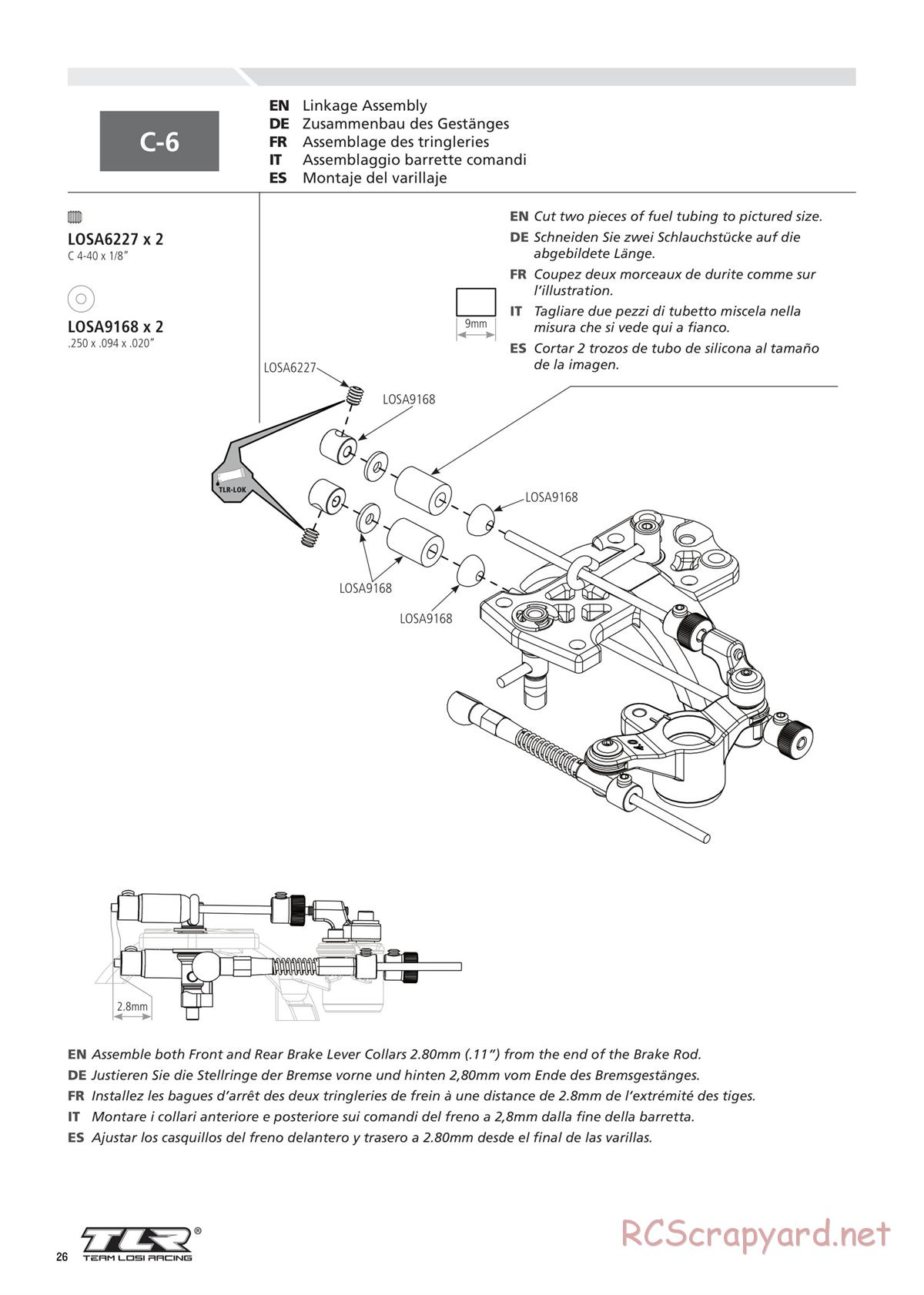 Team Losi - 8ight-T 4.0 Race - Manual - Page 26