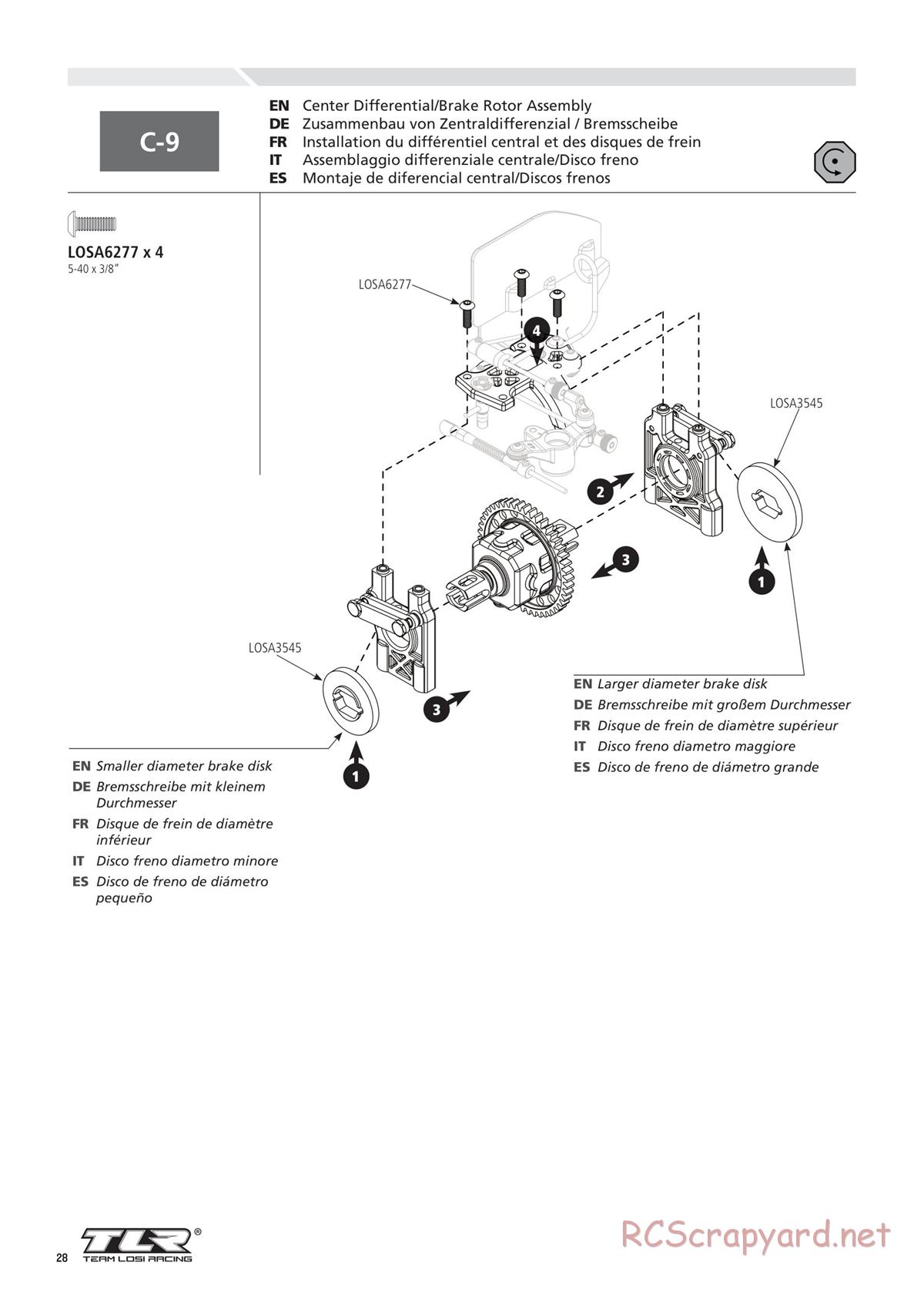 Team Losi - 8ight-T 4.0 Race - Manual - Page 28