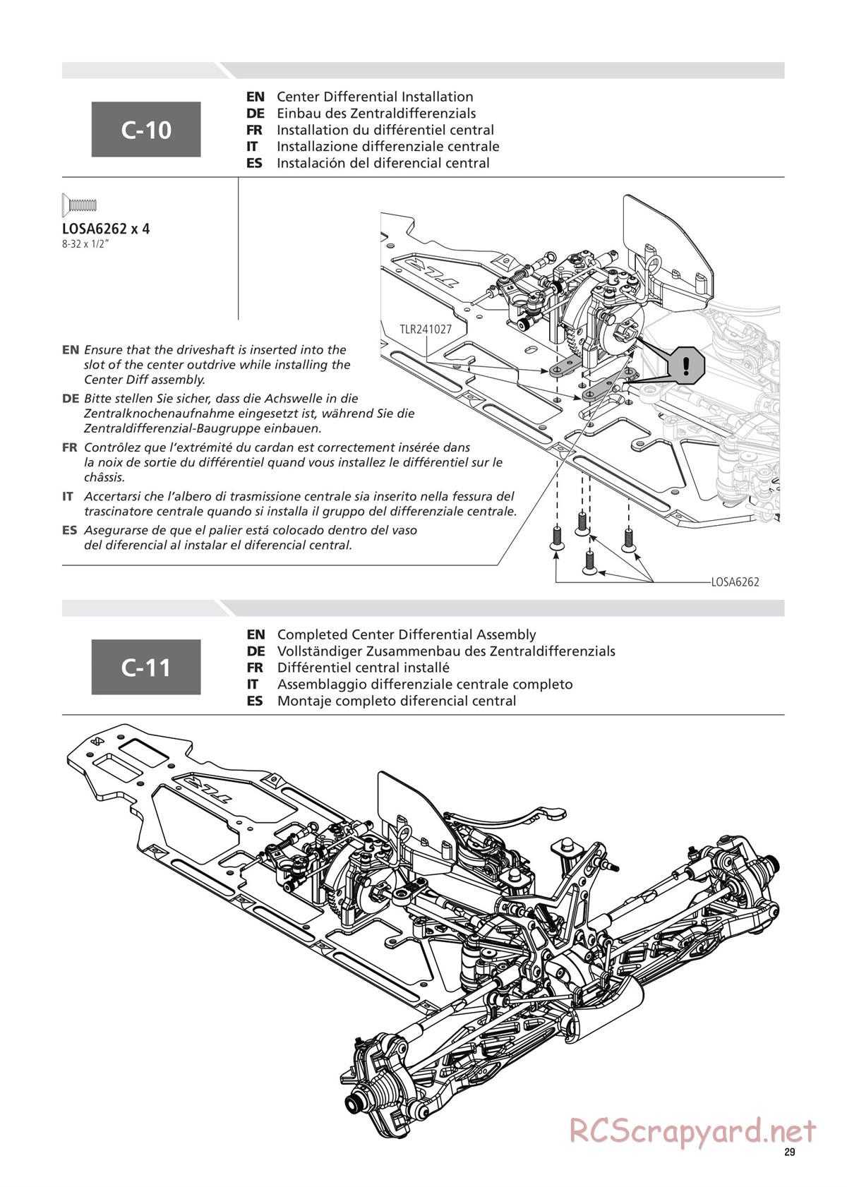 Team Losi - 8ight-T 4.0 Race - Manual - Page 29
