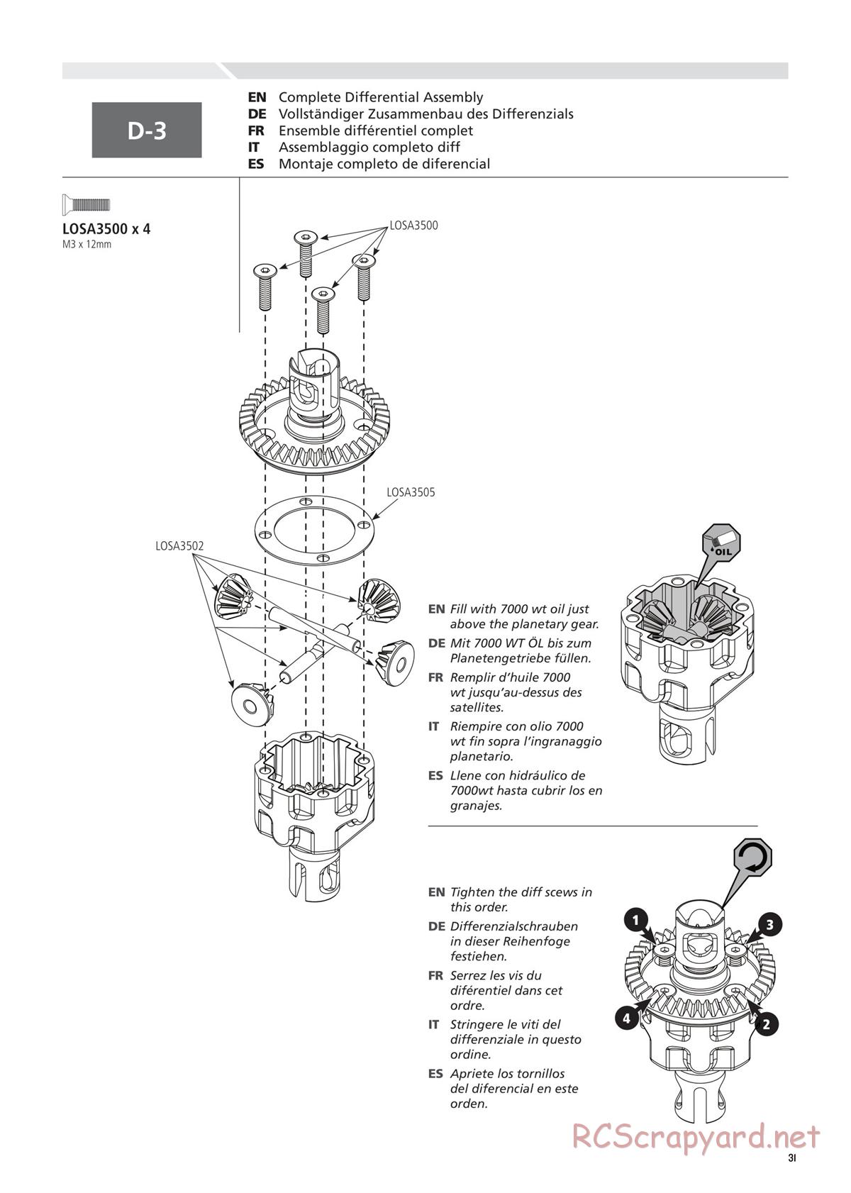 Team Losi - 8ight-T 4.0 Race - Manual - Page 31