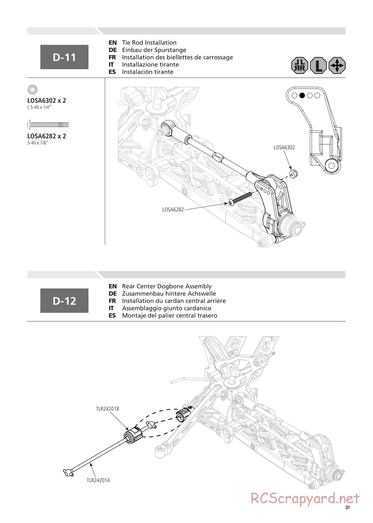 Team Losi - 8ight-T 4.0 Race - Manual - Page 37