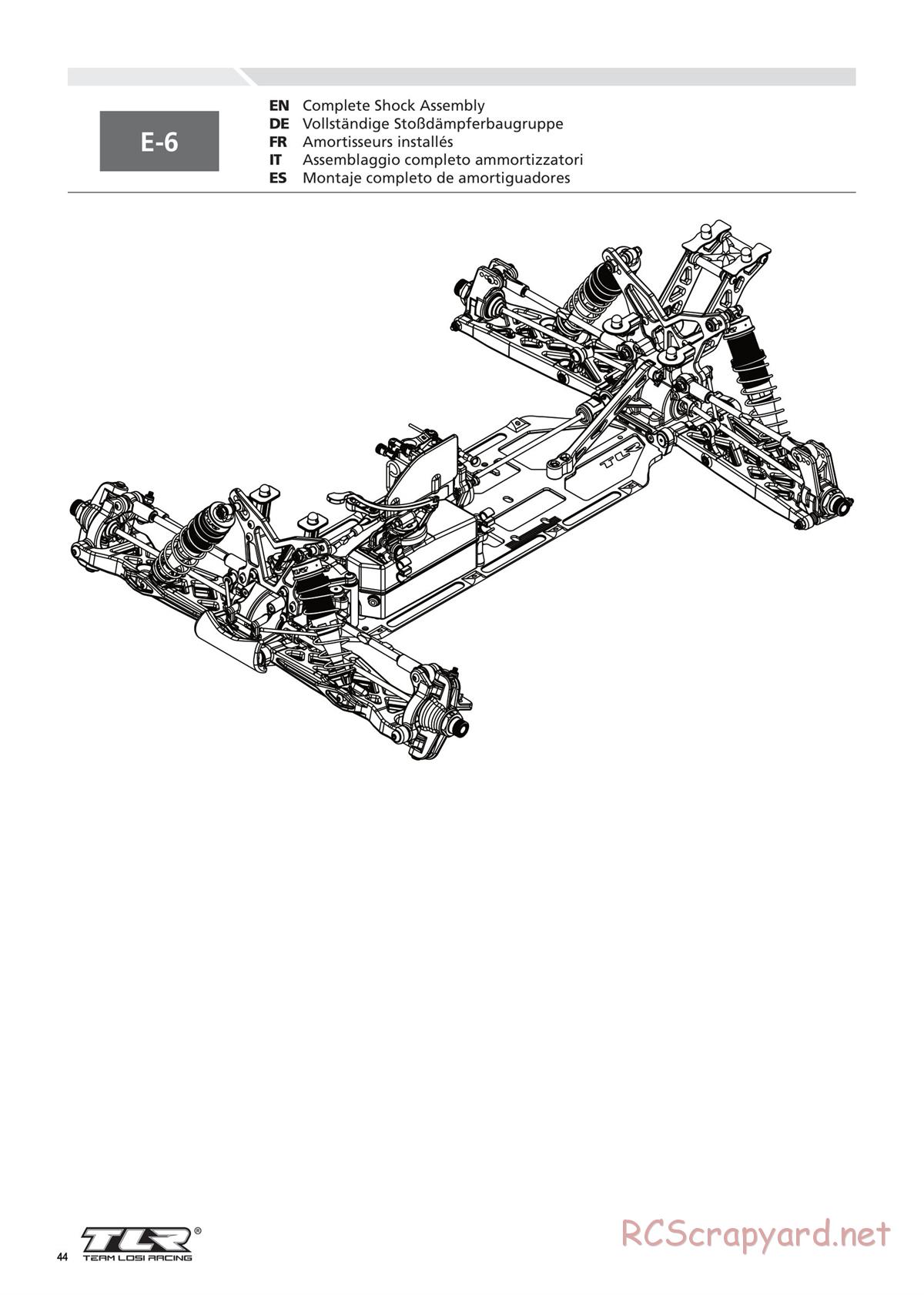 Team Losi - 8ight-T 4.0 Race - Manual - Page 44