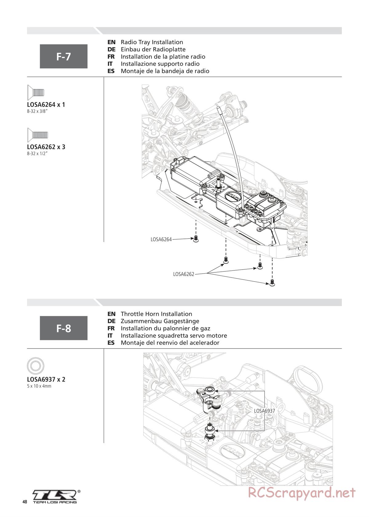 Team Losi - 8ight-T 4.0 Race - Manual - Page 48