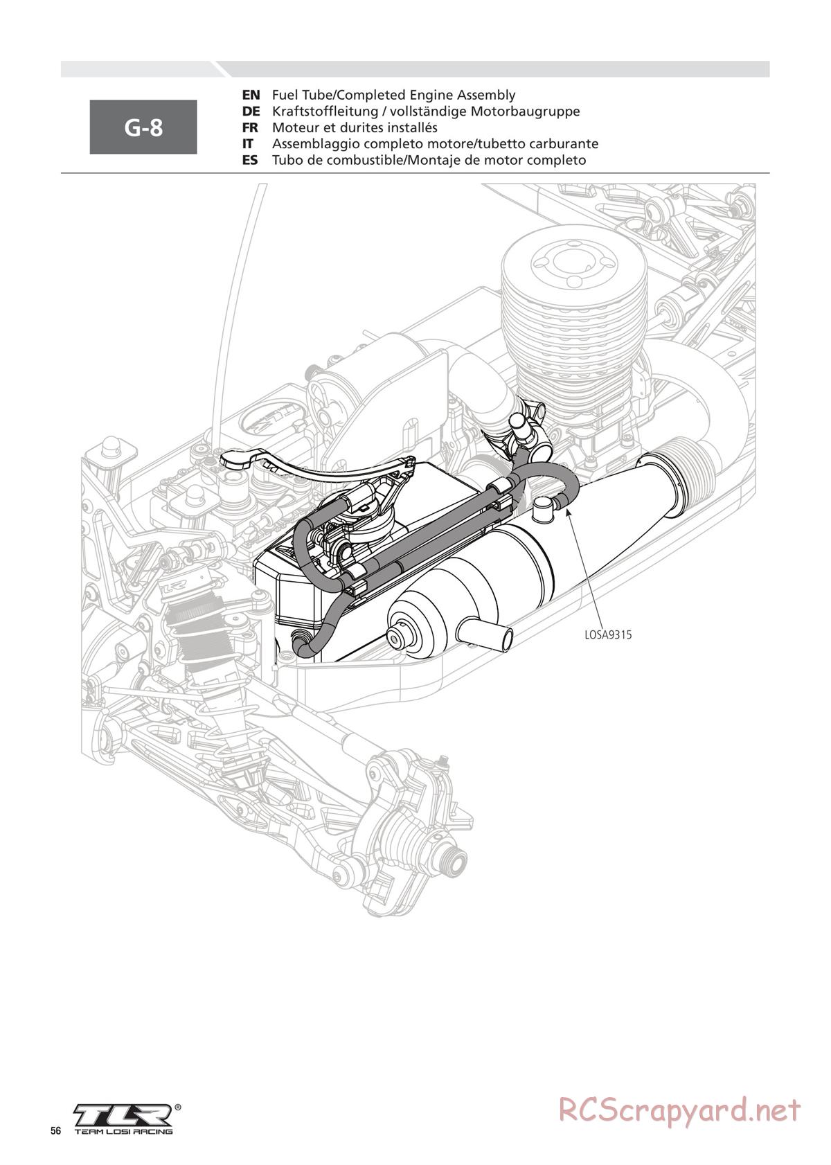 Team Losi - 8ight-T 4.0 Race - Manual - Page 56