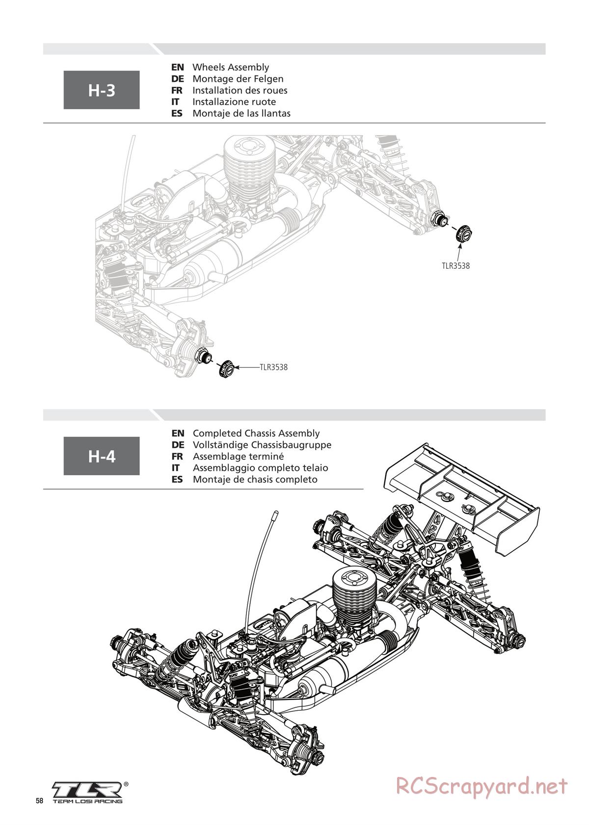 Team Losi - 8ight-T 4.0 Race - Manual - Page 58