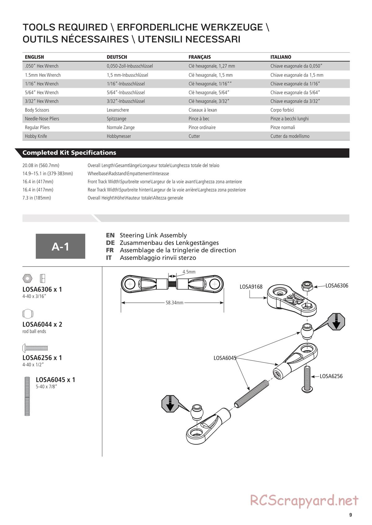 Team Losi - 8ight-T-E 3.0 - Manual - Page 9