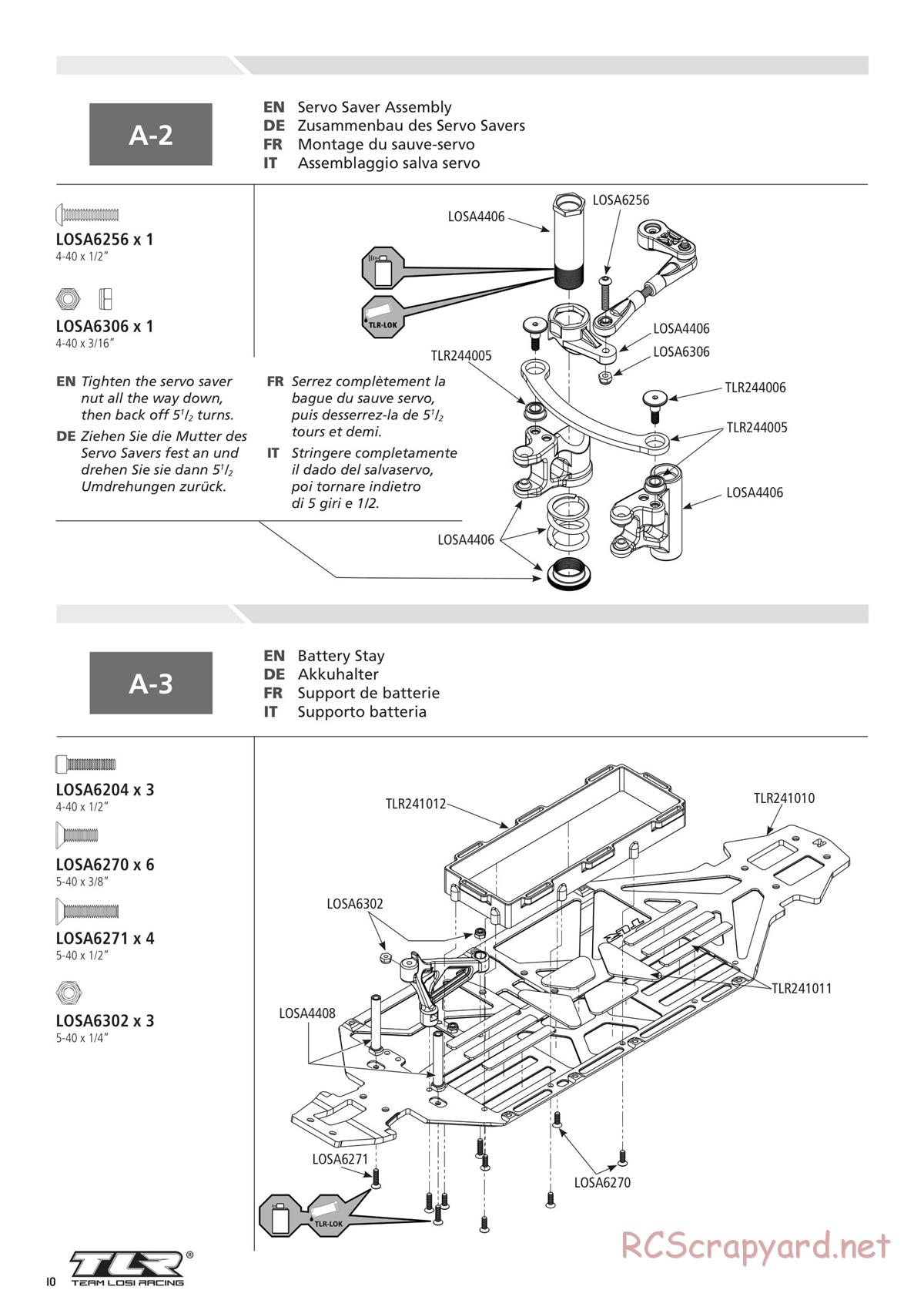 Team Losi - 8ight-T-E 3.0 - Manual - Page 10