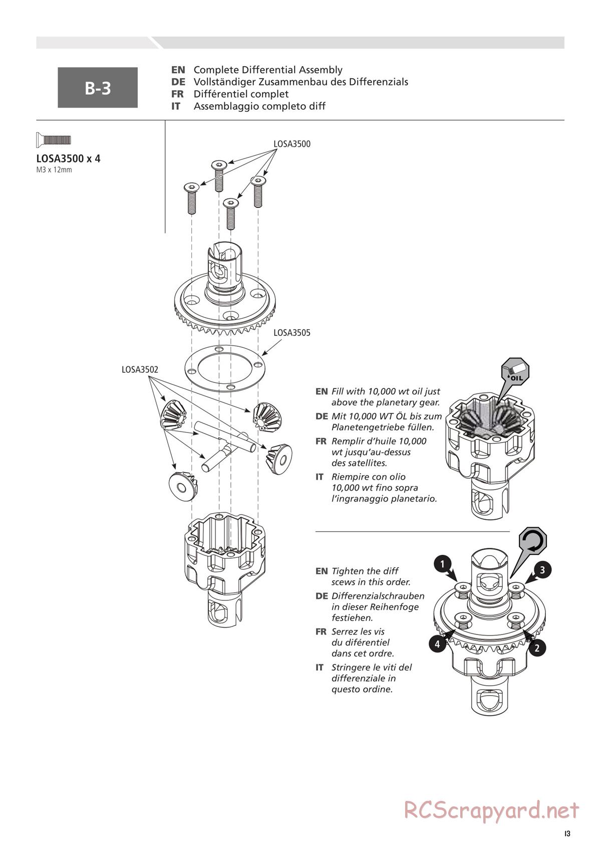 Team Losi - 8ight-T-E 3.0 - Manual - Page 13