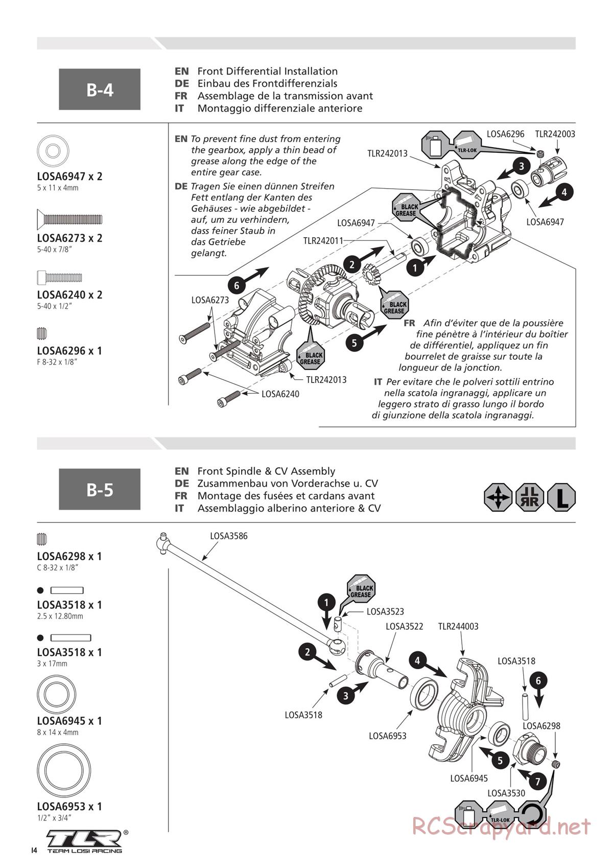 Team Losi - 8ight-T-E 3.0 - Manual - Page 14