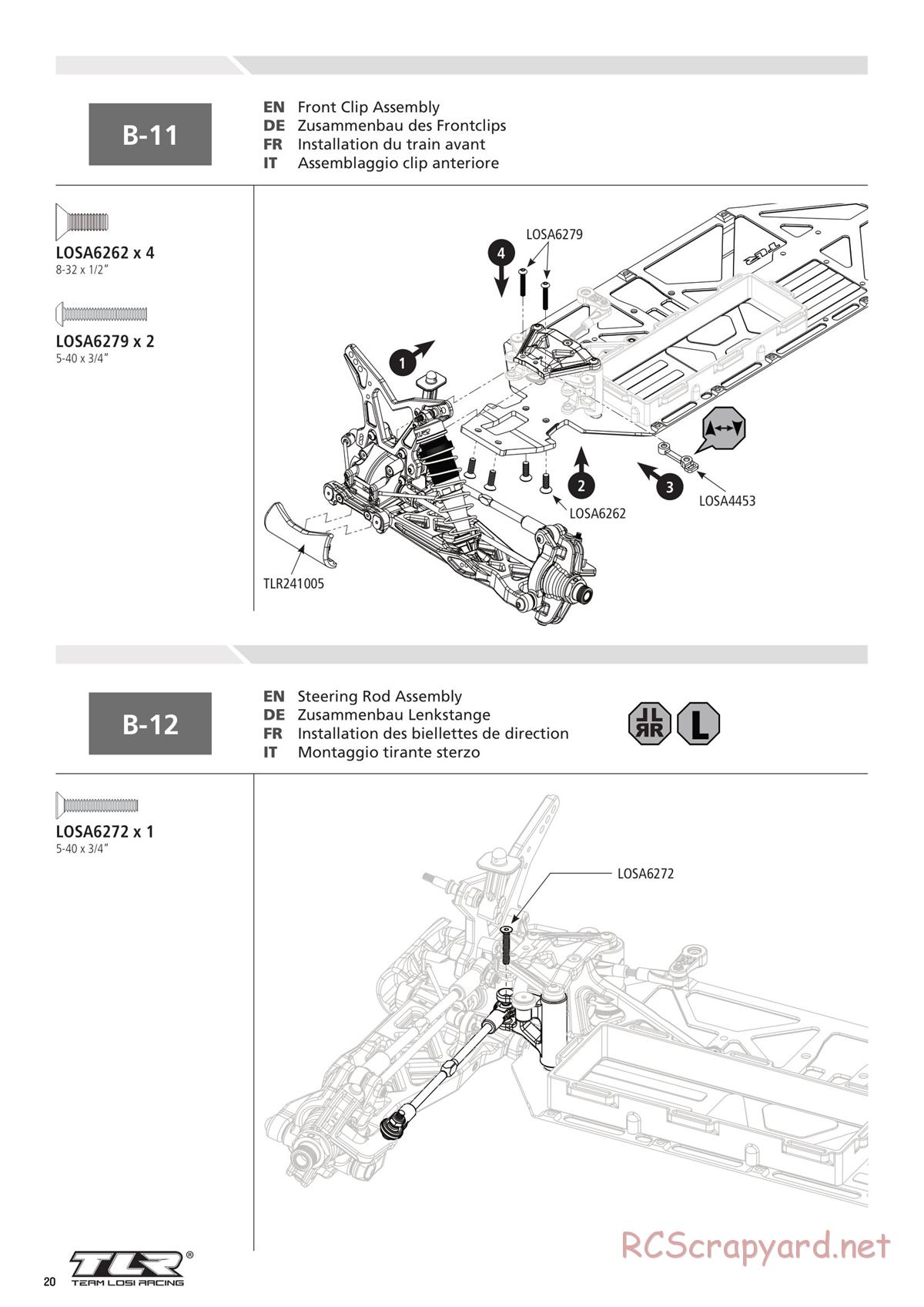 Team Losi - 8ight-T-E 3.0 - Manual - Page 20