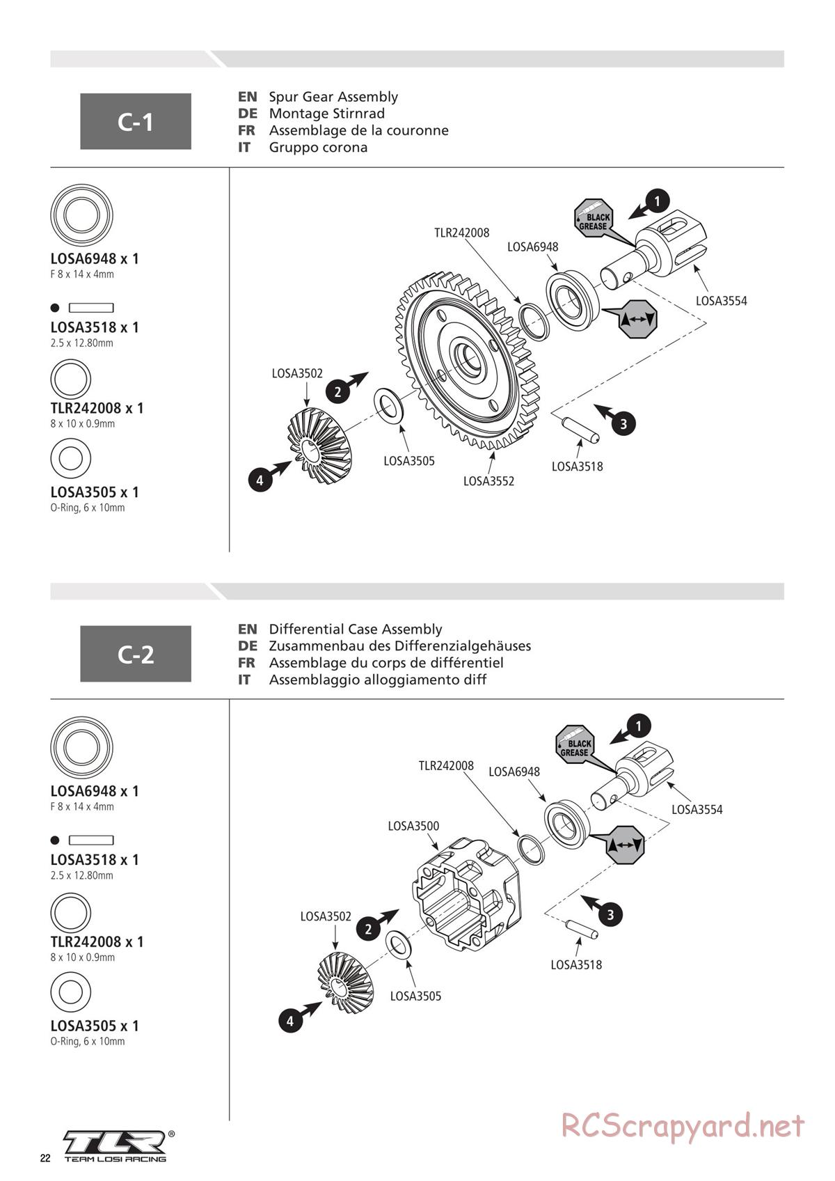 Team Losi - 8ight-T-E 3.0 - Manual - Page 22