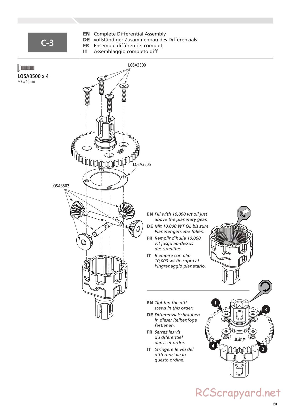 Team Losi - 8ight-T-E 3.0 - Manual - Page 23