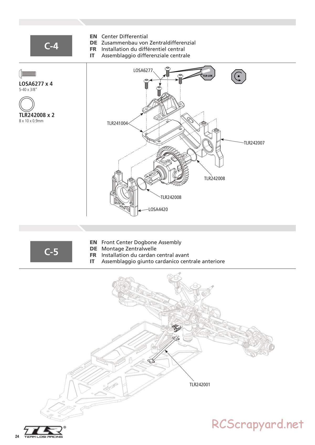 Team Losi - 8ight-T-E 3.0 - Manual - Page 24