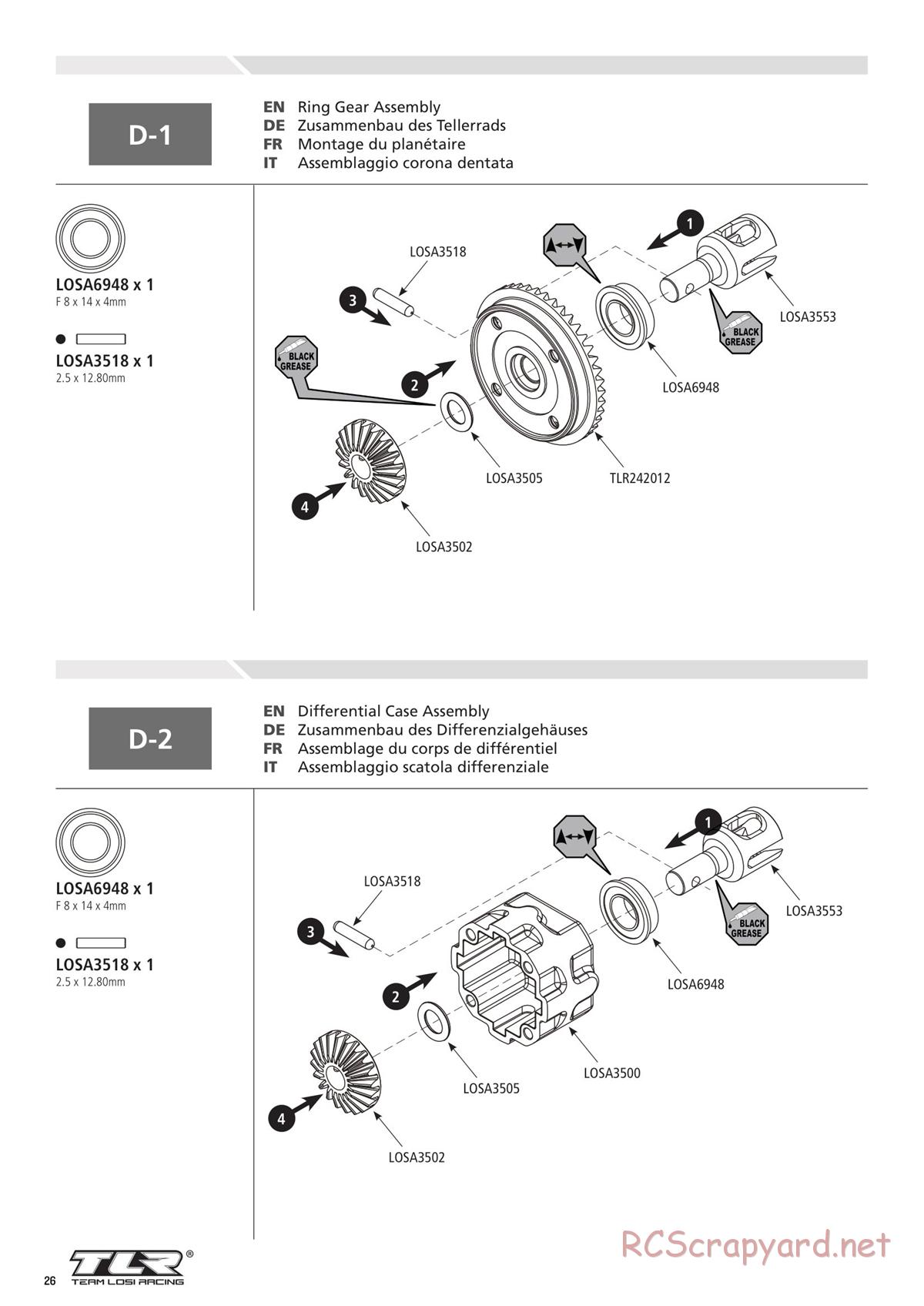 Team Losi - 8ight-T-E 3.0 - Manual - Page 26