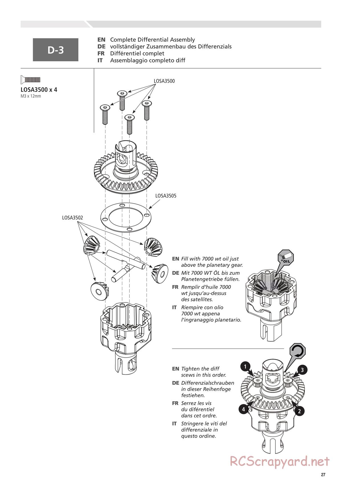 Team Losi - 8ight-T-E 3.0 - Manual - Page 27