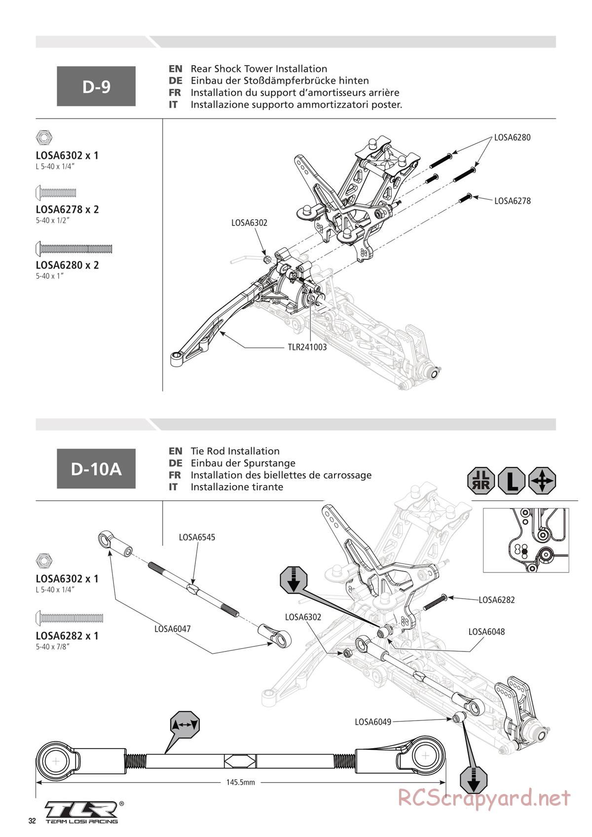 Team Losi - 8ight-T-E 3.0 - Manual - Page 32