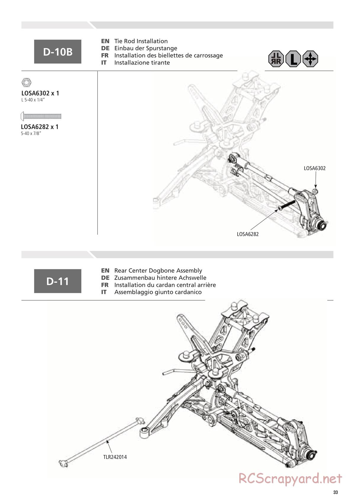 Team Losi - 8ight-T-E 3.0 - Manual - Page 33