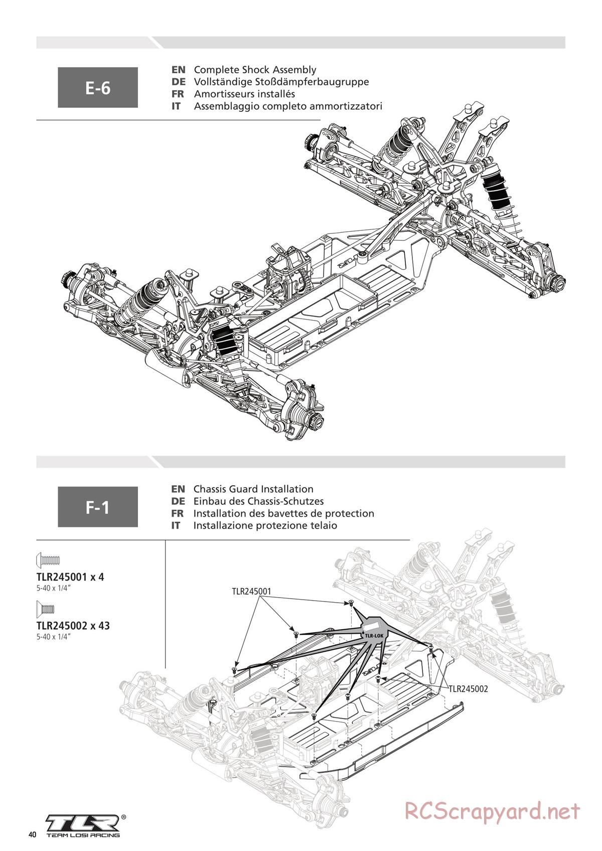 Team Losi - 8ight-T-E 3.0 - Manual - Page 40