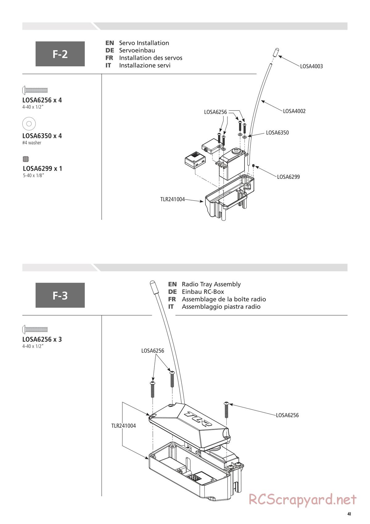 Team Losi - 8ight-T-E 3.0 - Manual - Page 41