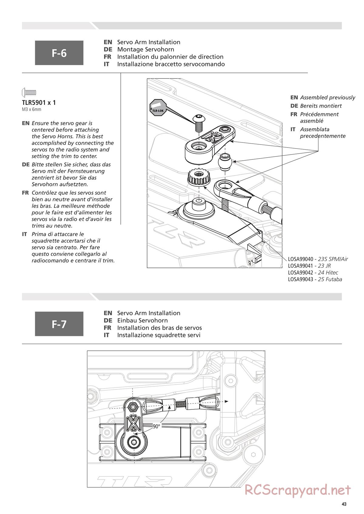 Team Losi - 8ight-T-E 3.0 - Manual - Page 43