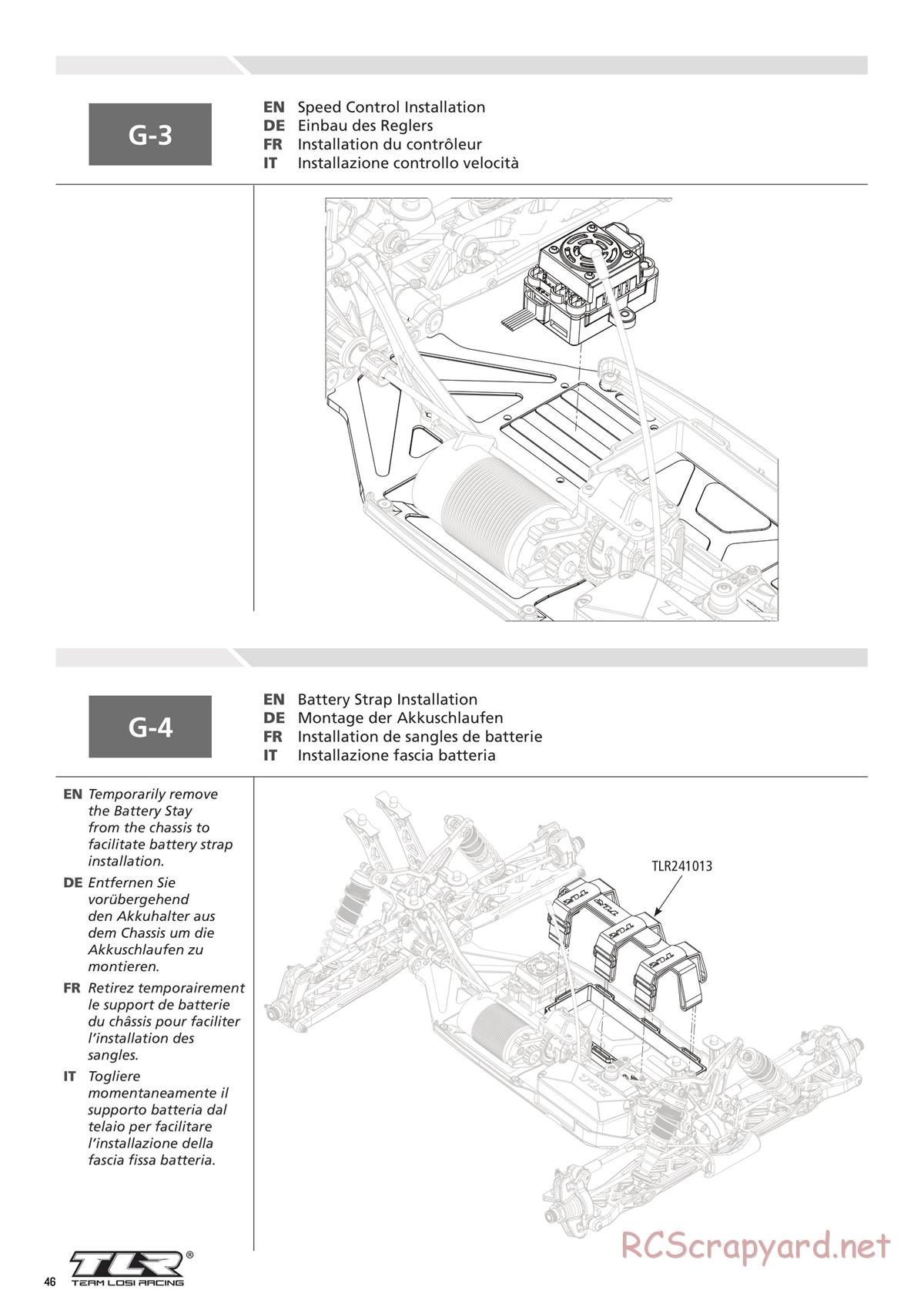 Team Losi - 8ight-T-E 3.0 - Manual - Page 46