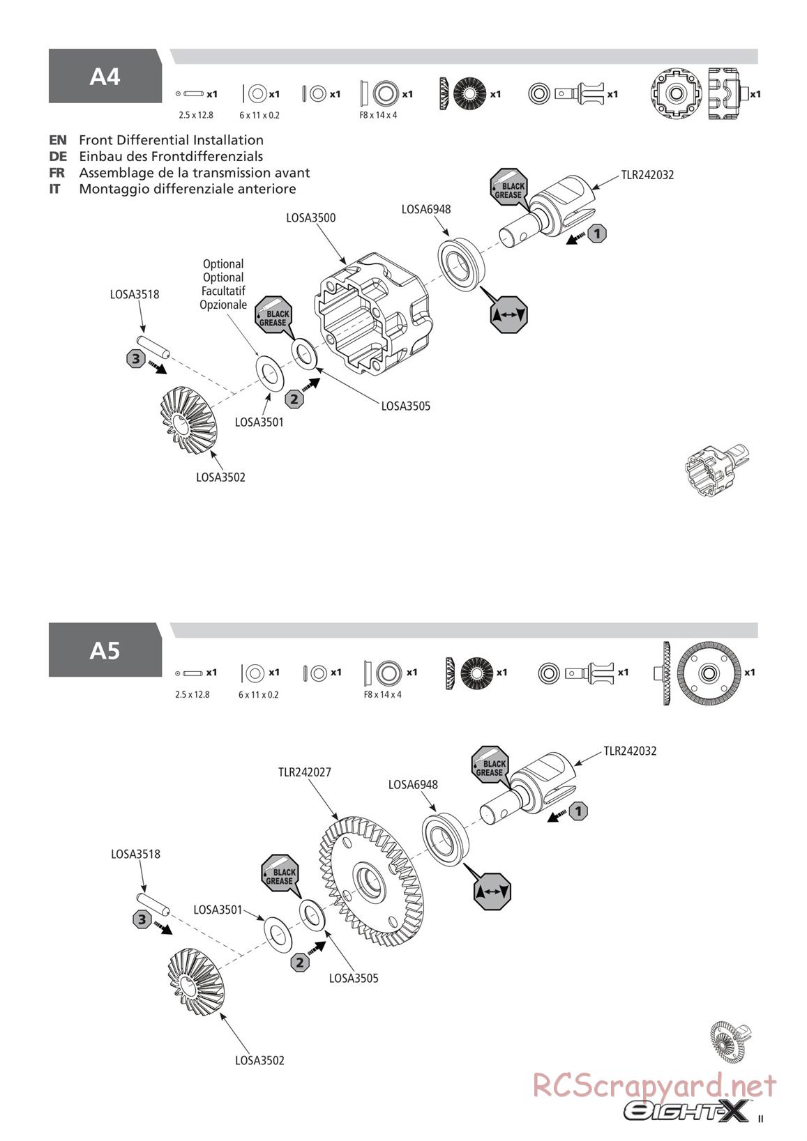 Team Losi - 8ight-X Race - Manual - Page 11