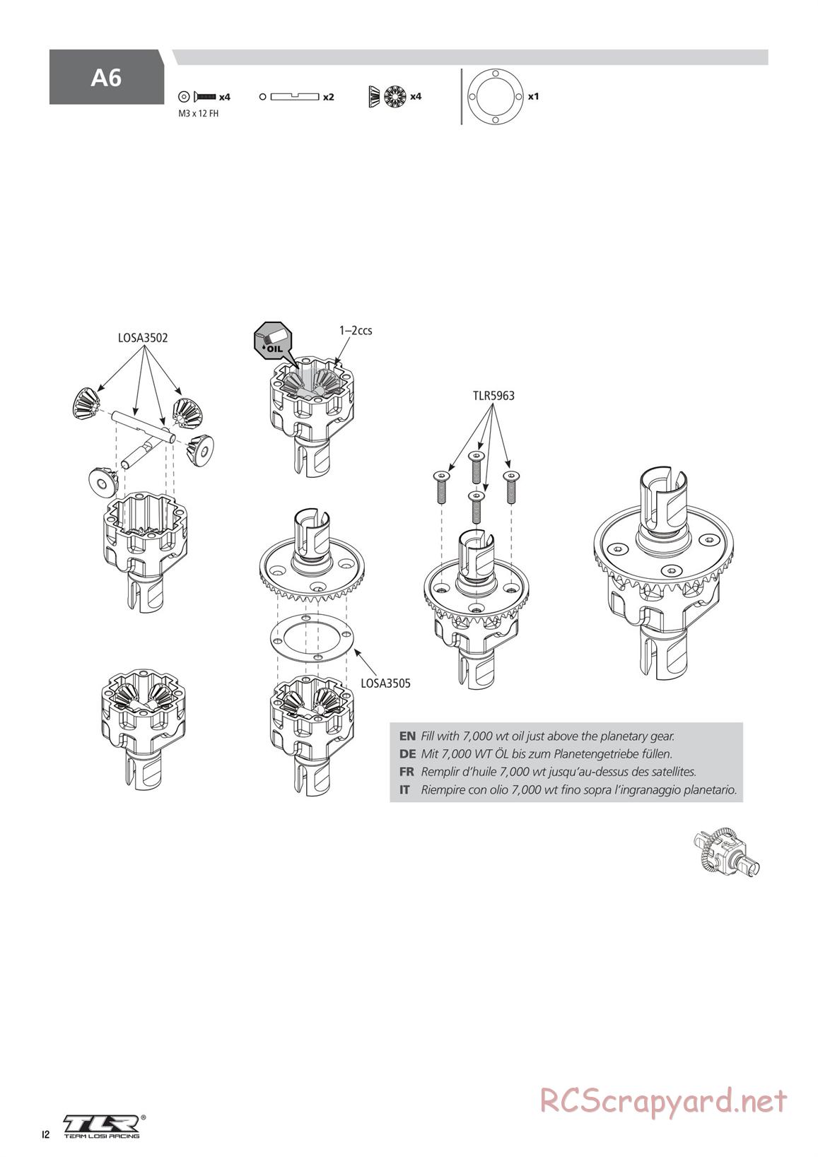 Team Losi - 8ight-X Race - Manual - Page 12