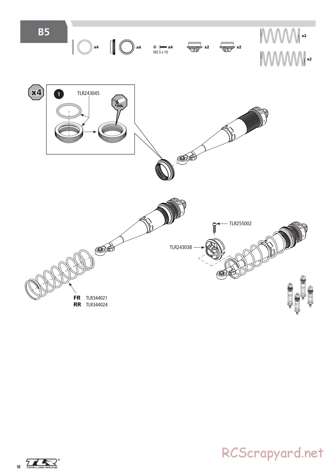 Team Losi - 8ight-X Race - Manual - Page 18