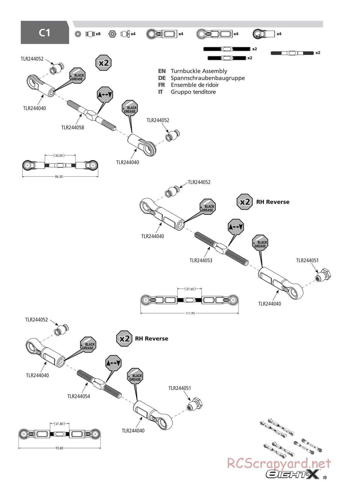 Team Losi - 8ight-X Race - Manual - Page 19