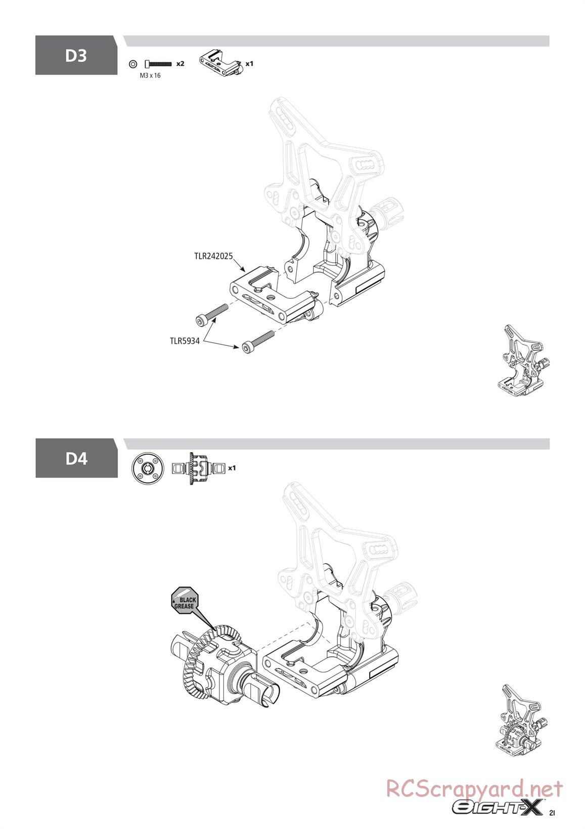 Team Losi - 8ight-X Race - Manual - Page 21