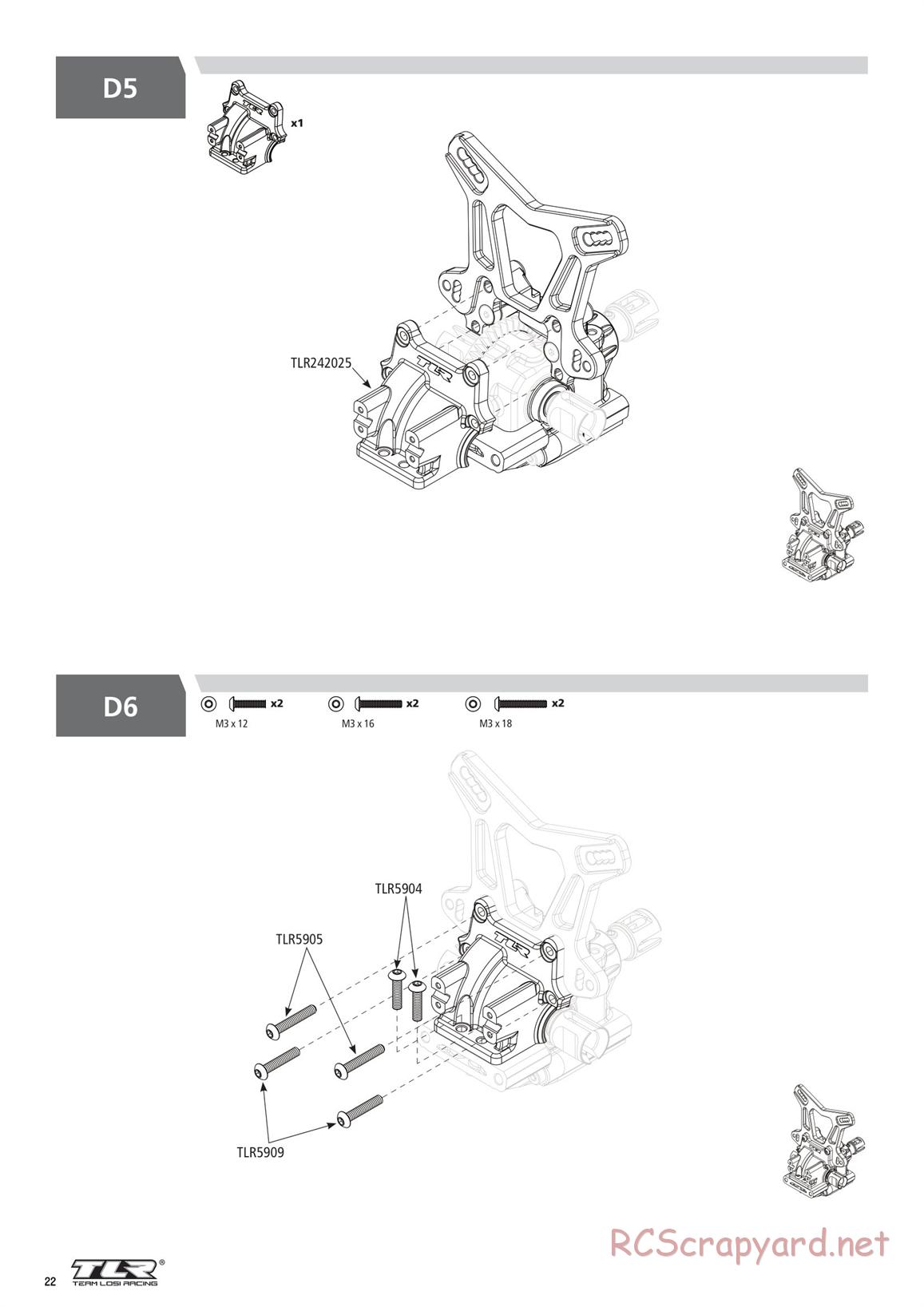 Team Losi - 8ight-X Race - Manual - Page 22