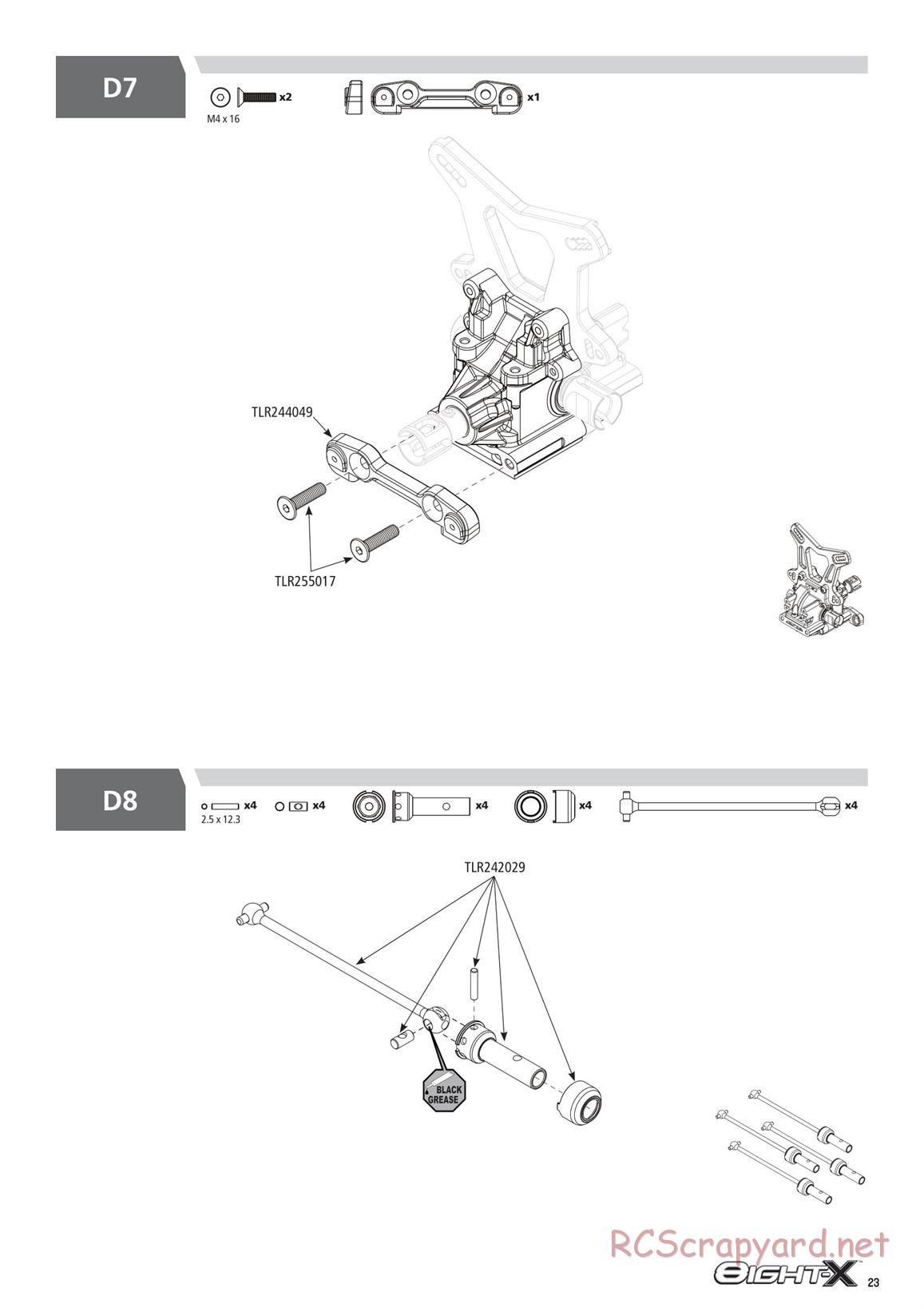 Team Losi - 8ight-X Race - Manual - Page 23