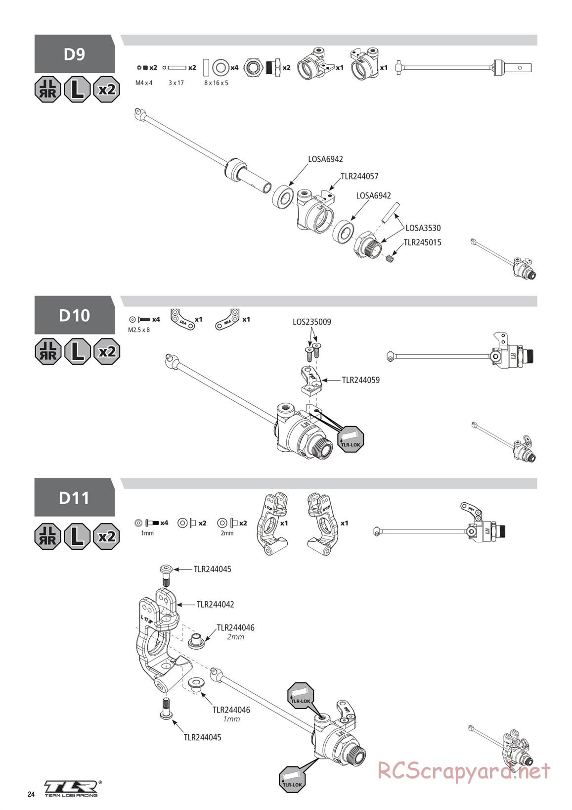 Team Losi - 8ight-X Race - Manual - Page 24