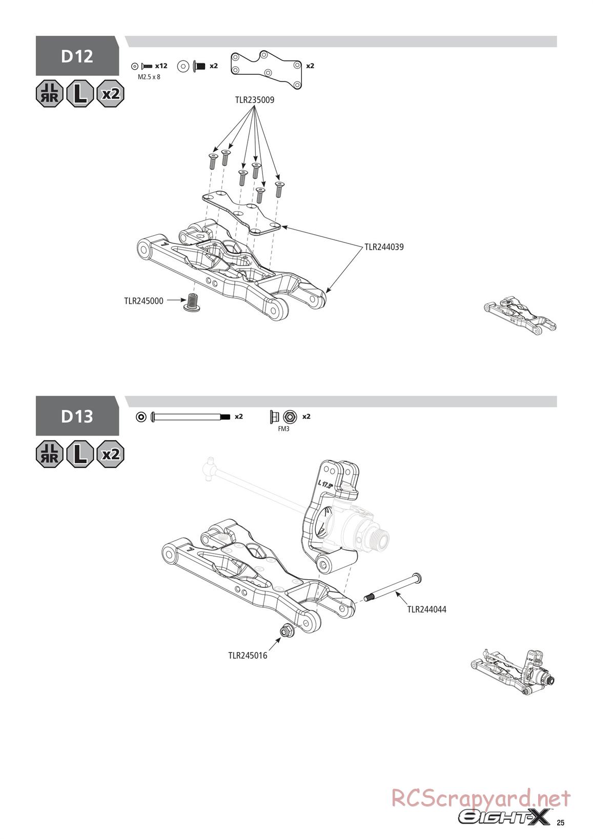 Team Losi - 8ight-X Race - Manual - Page 25