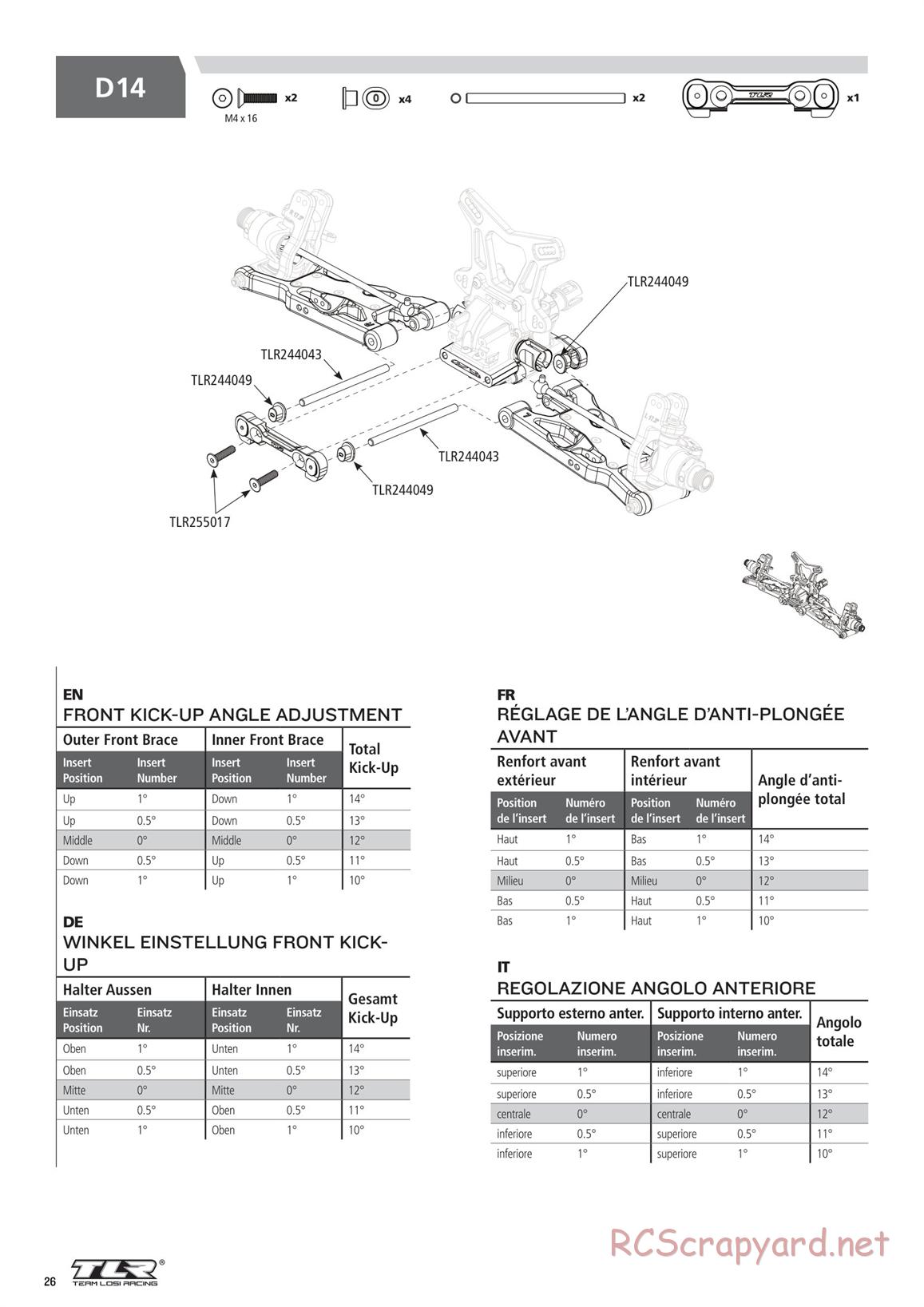 Team Losi - 8ight-X Race - Manual - Page 26