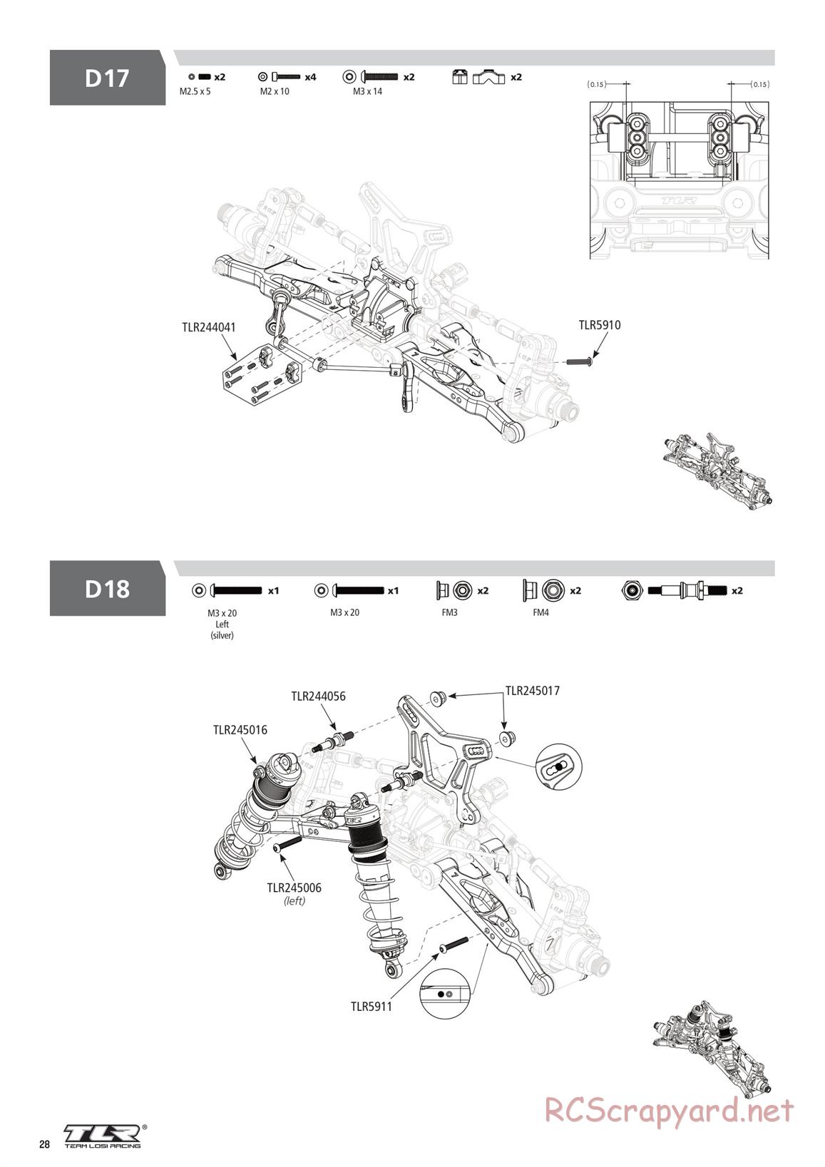 Team Losi - 8ight-X Race - Manual - Page 28