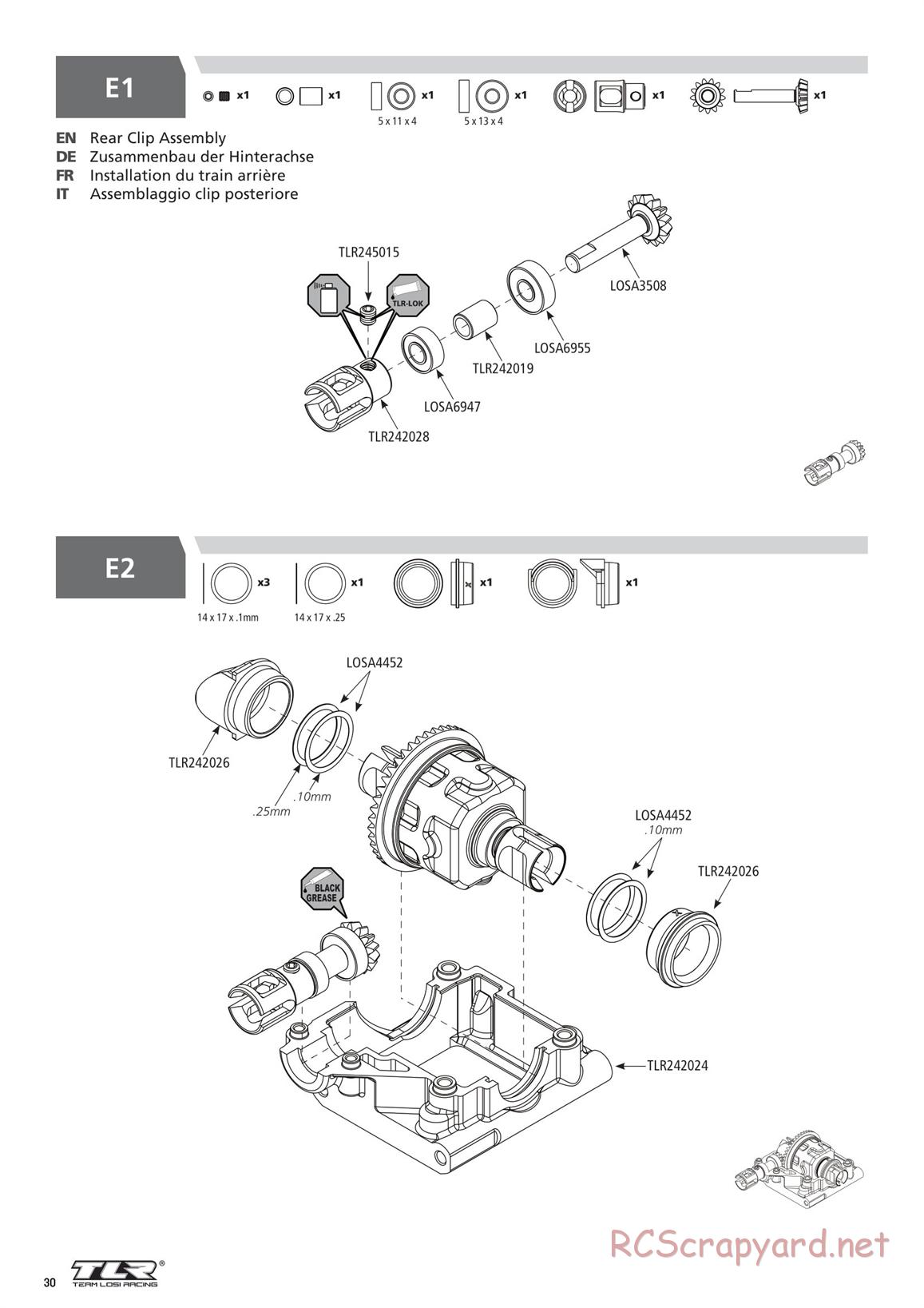 Team Losi - 8ight-X Race - Manual - Page 30