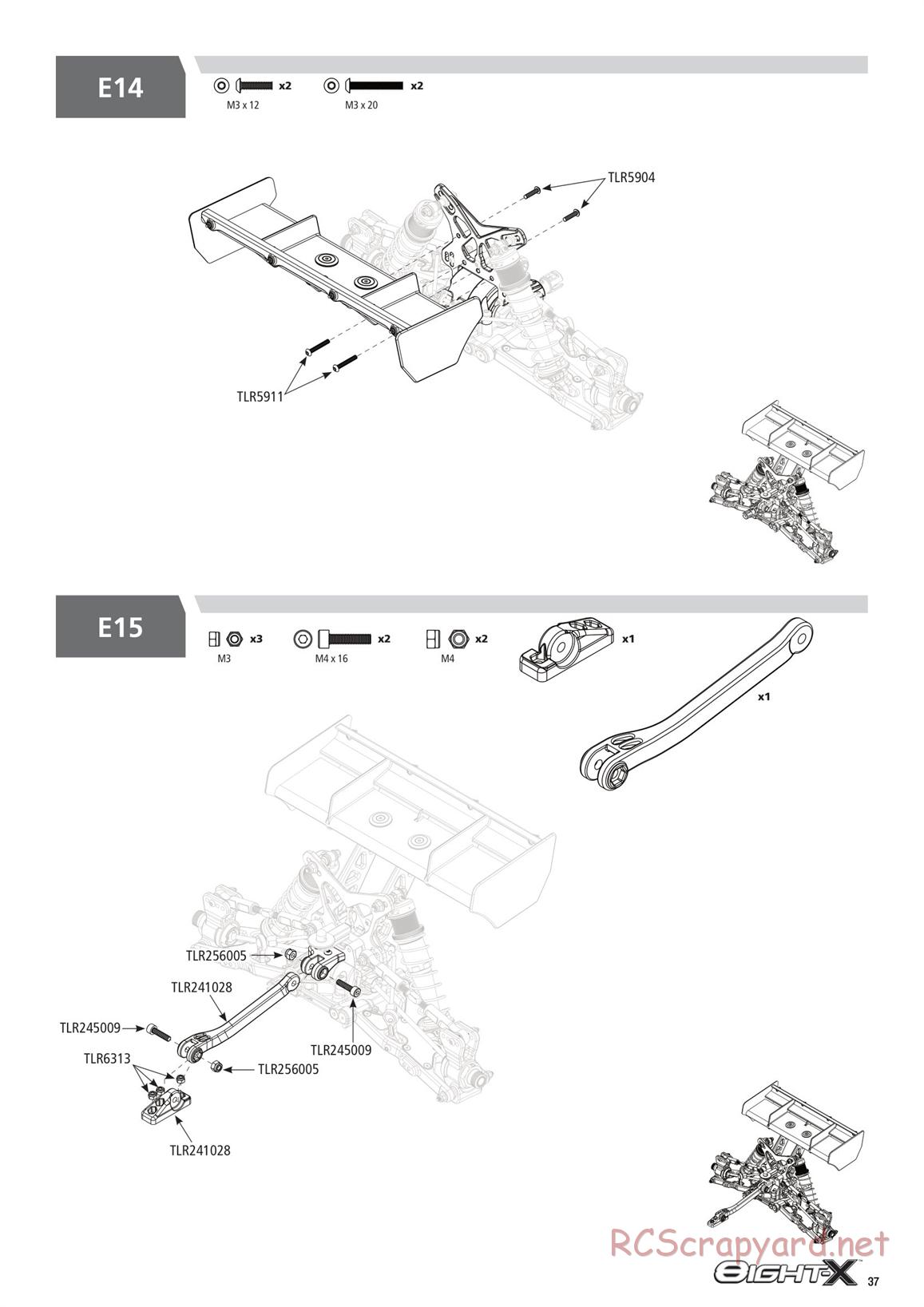 Team Losi - 8ight-X Race - Manual - Page 37