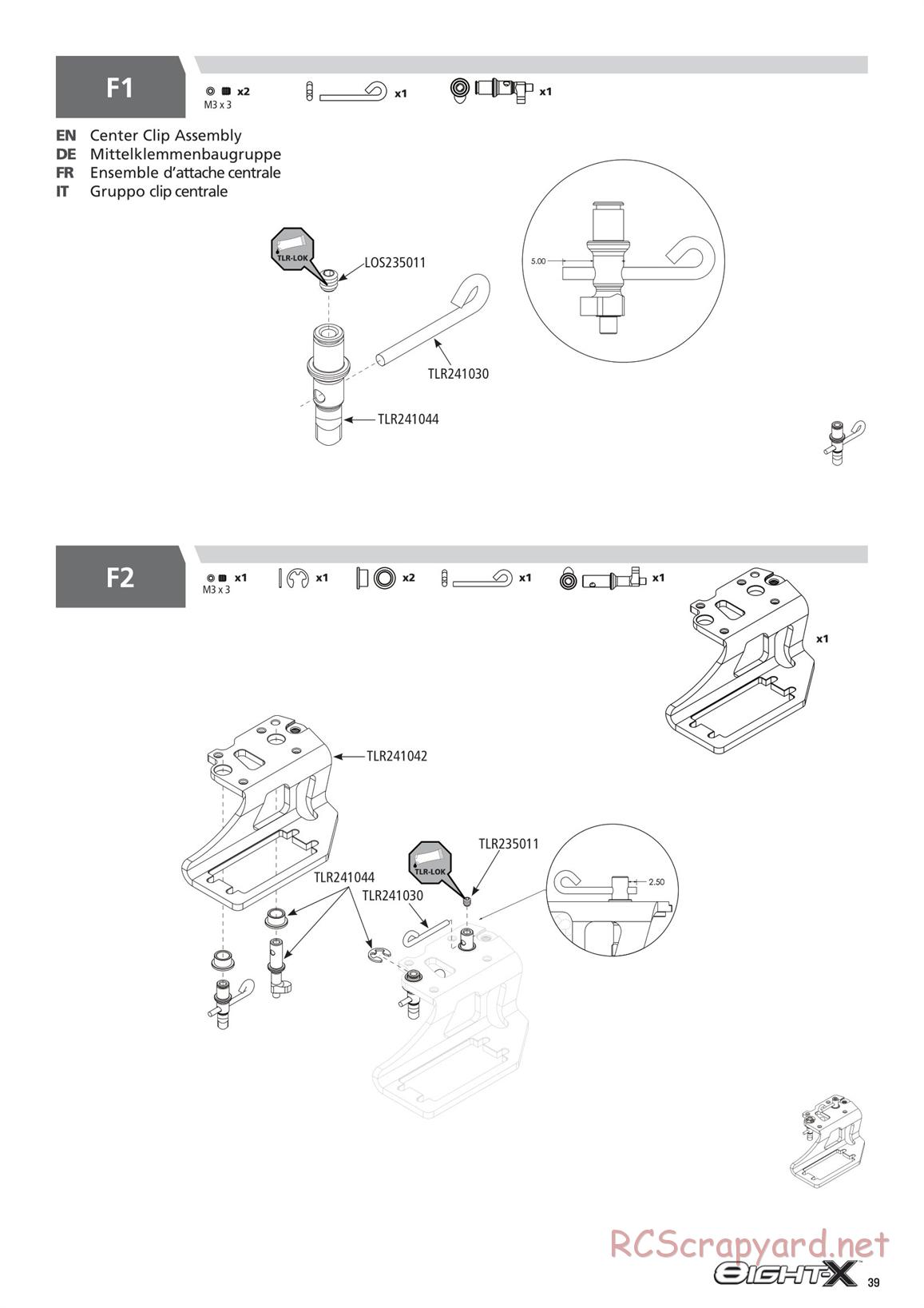 Team Losi - 8ight-X Race - Manual - Page 39