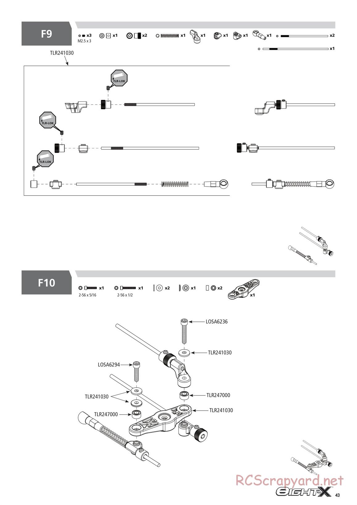 Team Losi - 8ight-X Race - Manual - Page 43