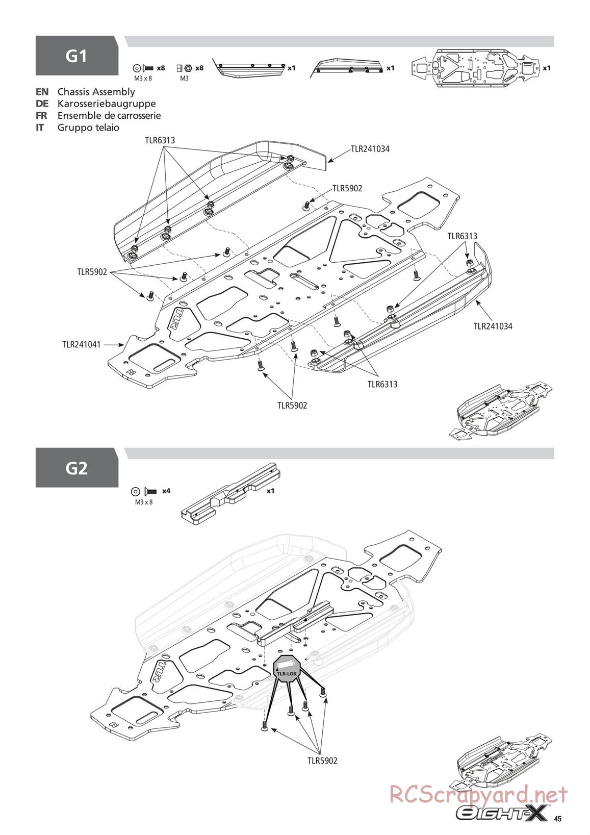 Team Losi - 8ight-X Race - Manual - Page 45